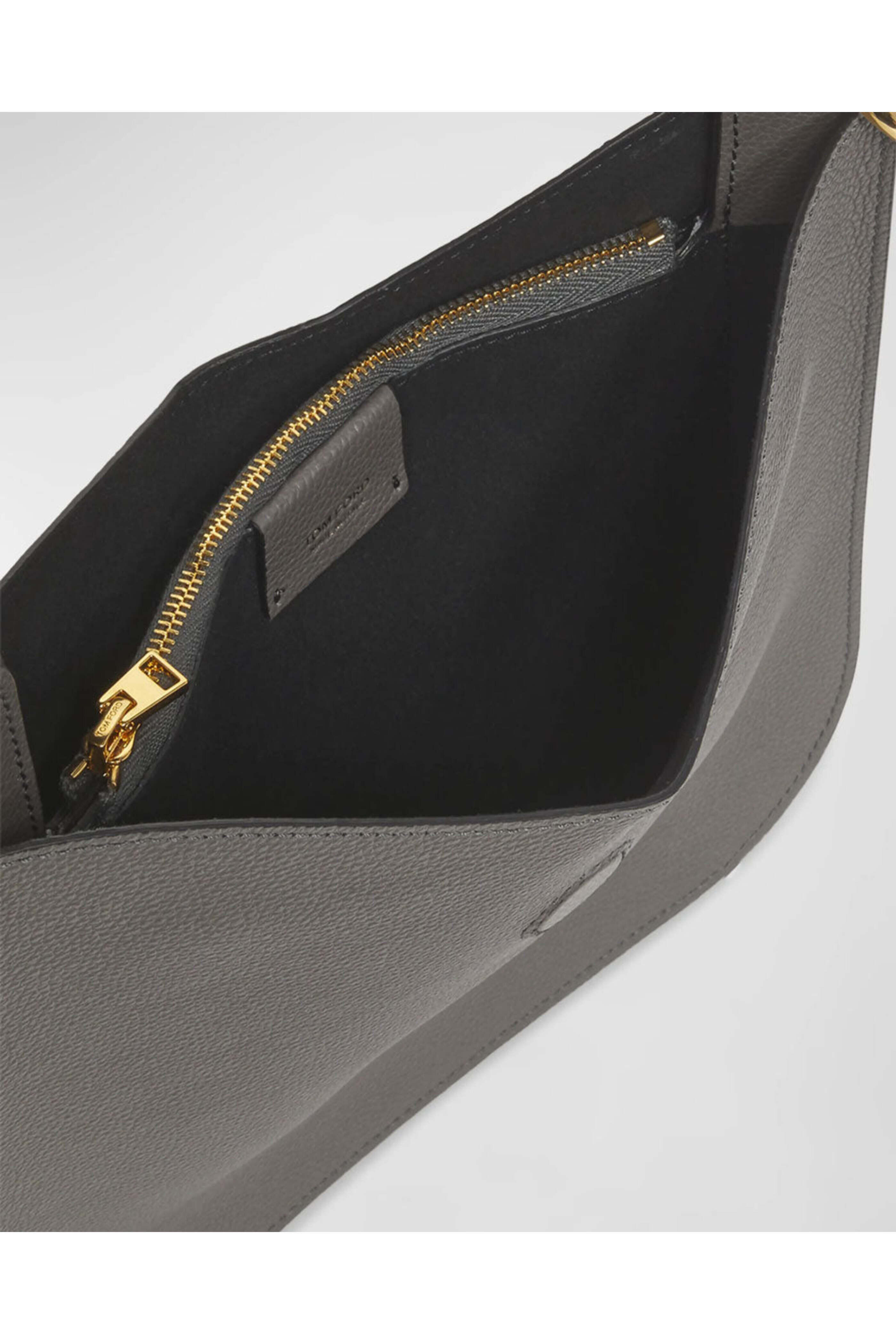 Tom Ford - Tara Small Hobo Crossbody in Graphite