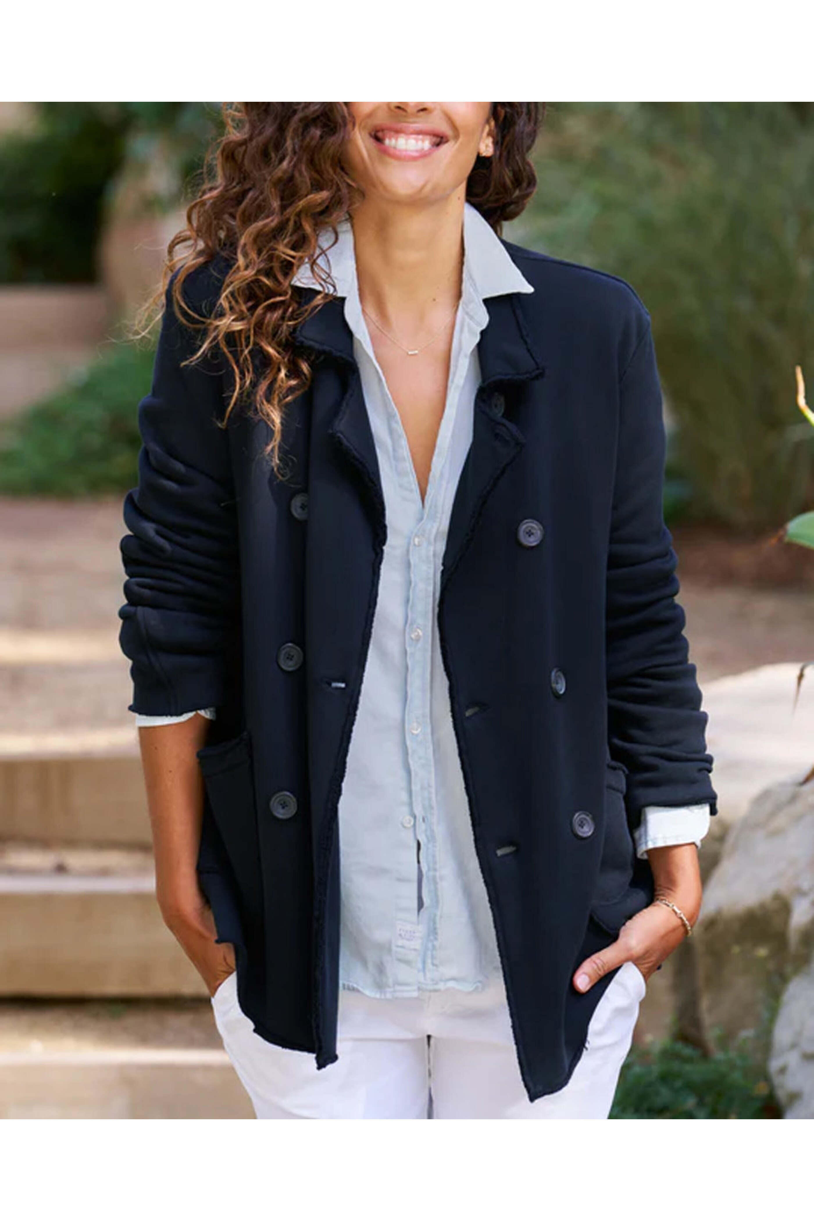 Frank & Eileen - British Royal Navy Belfast English Peacoat