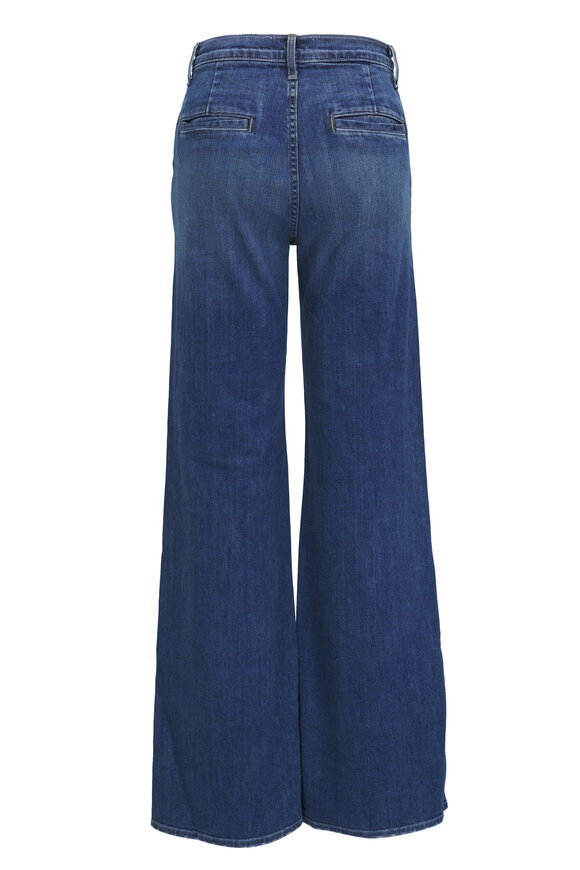 Nili Lotan - Anna Medium Wash Wide Leg Jean