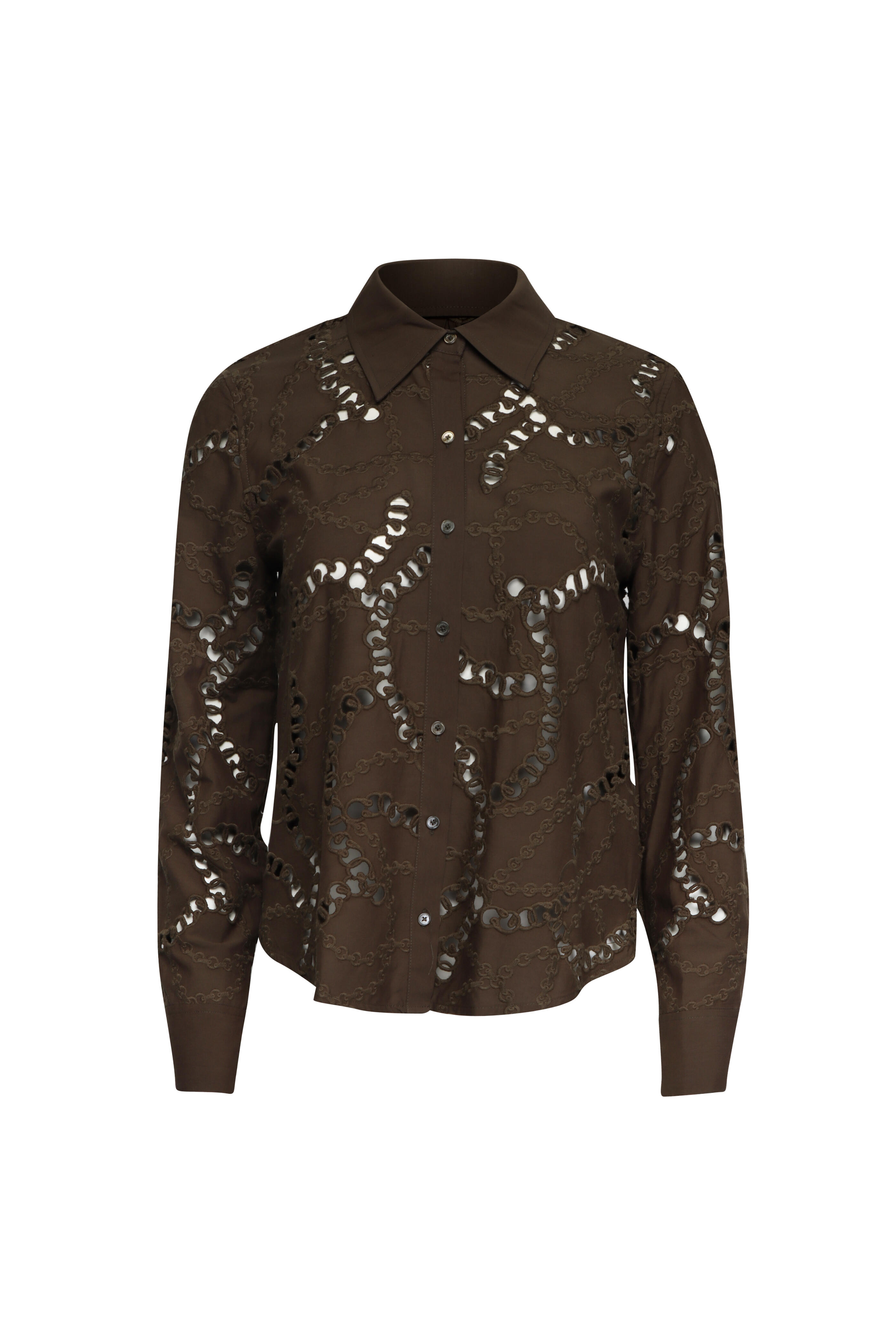 L'Agence - Ellery Pine Eyelet Blouse