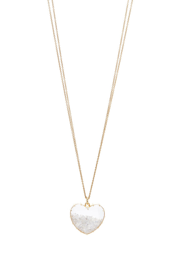 Renee Lewis Shake© 4CT DiamondHeart Pendant Necklace