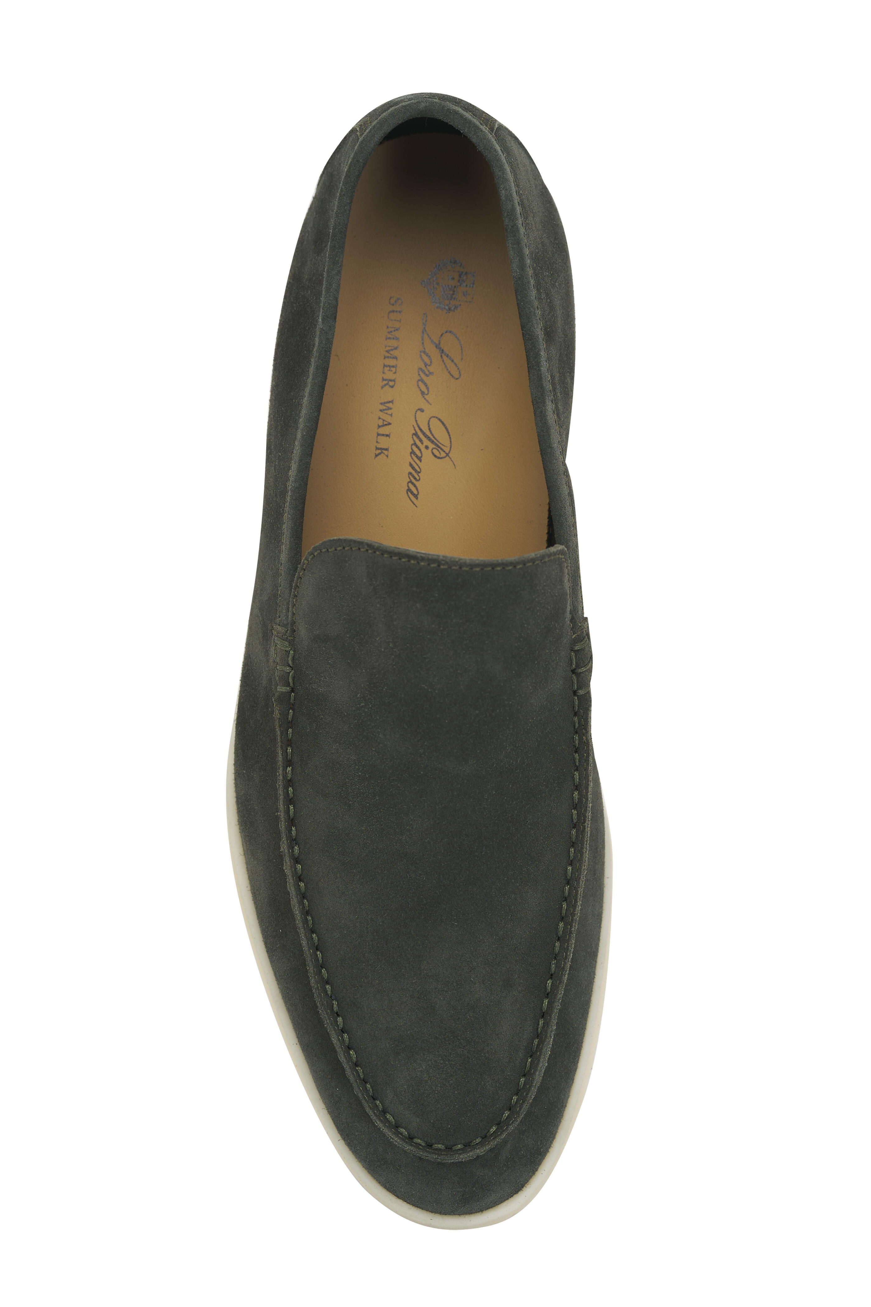 Loro Piana - Summer Walk Mimetico Suede Loafer | Mitchell Stores