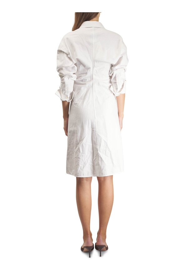 Totême Off White Slouchy Shirtdress - view 4