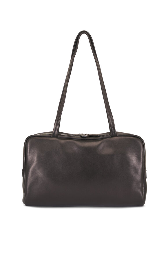 The Row Astra Black Leather Shoulder Bag - view 1