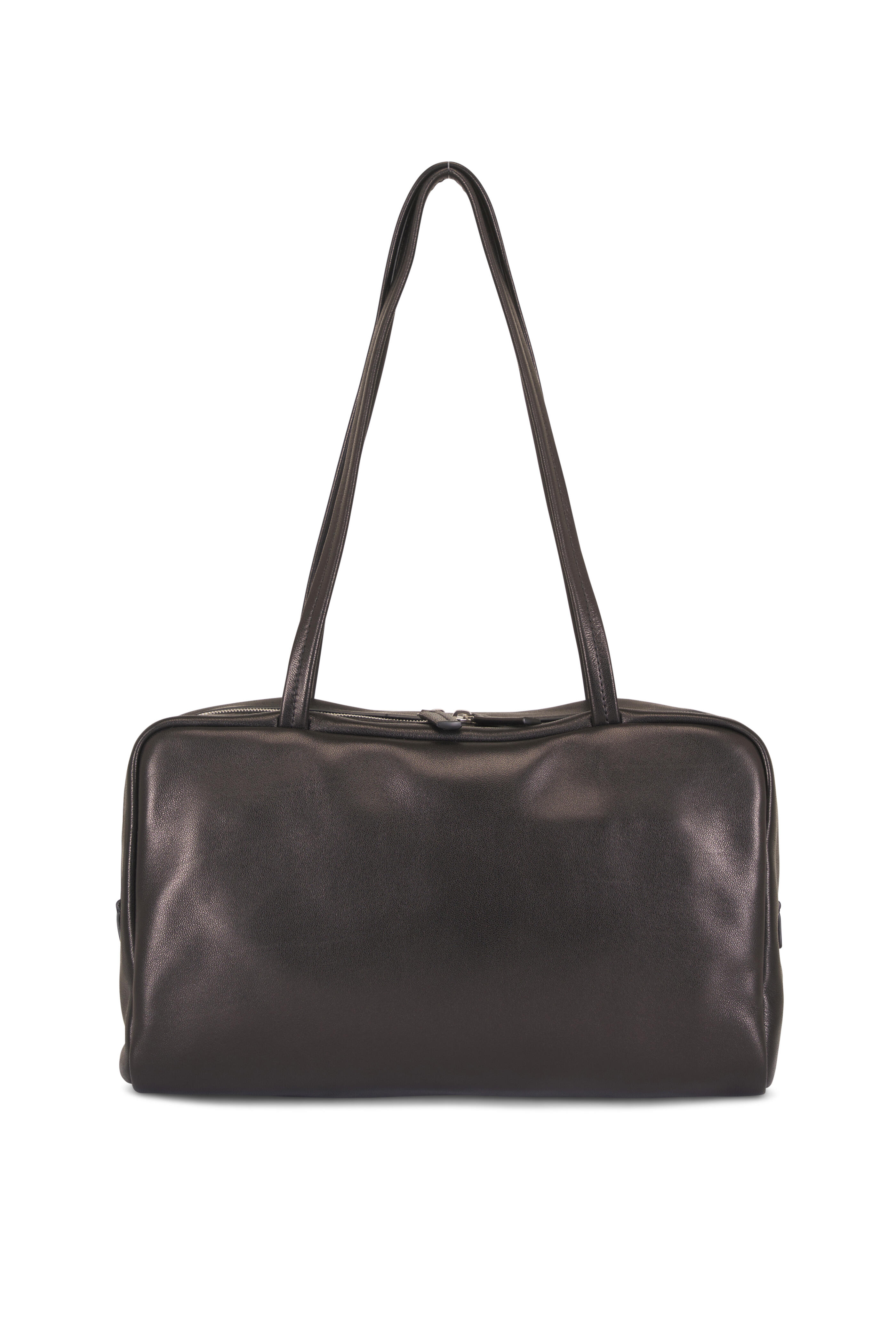 The Row - Astra Black Leather Shoulder Bag - view 1