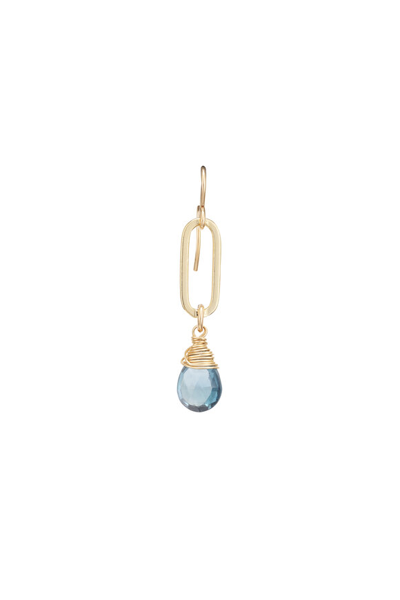Cristina V. Paperclip Link Earrings - view 2
