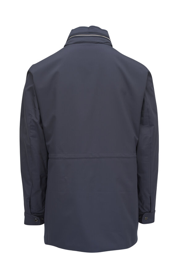 Moorer - Navy Down Car Coat