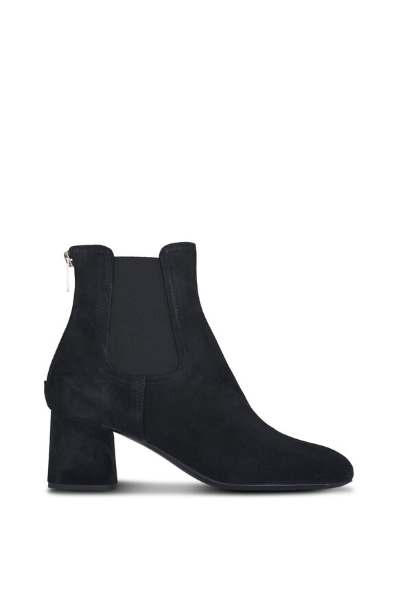 AGL - Aury Black Suede Short Boot, 60mm 