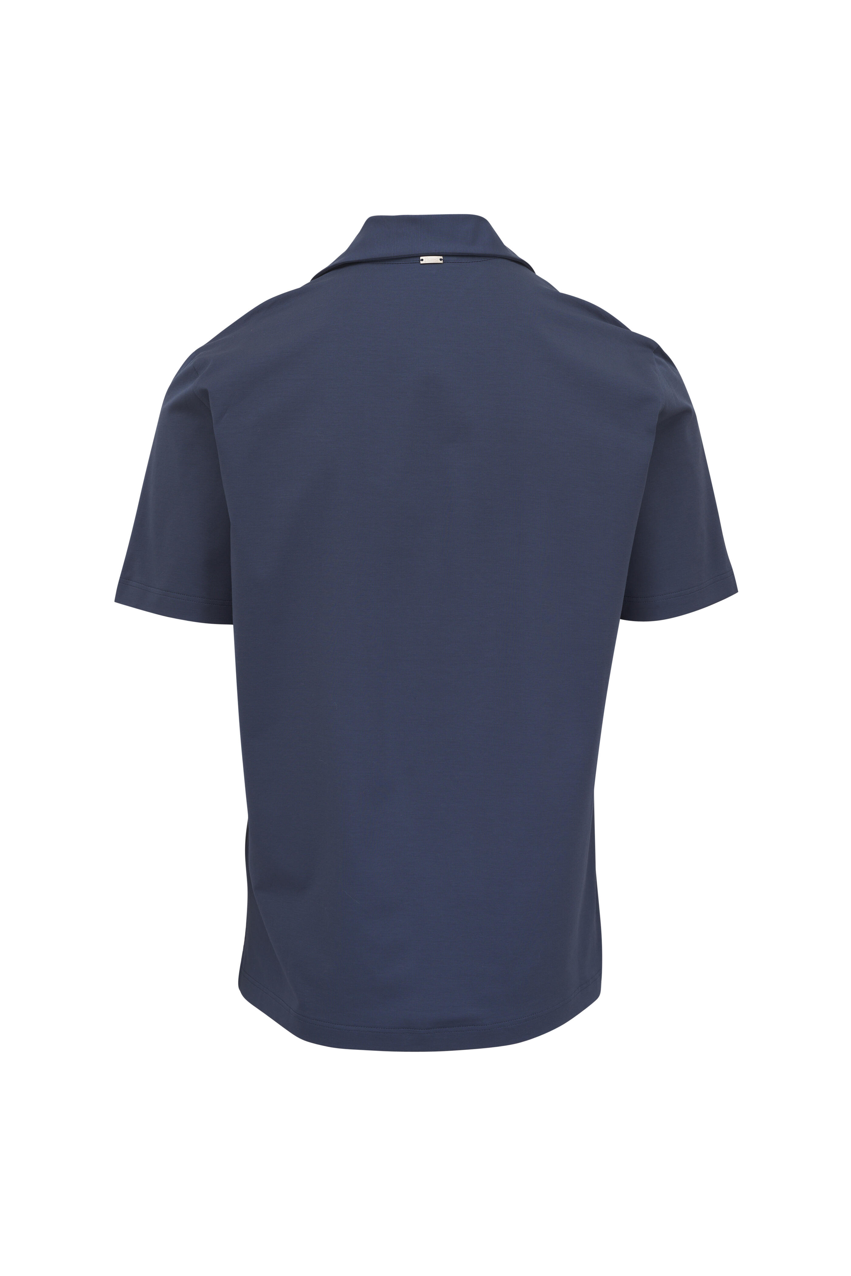 Herno - Light Blue Cotton Short Sleeve Polo