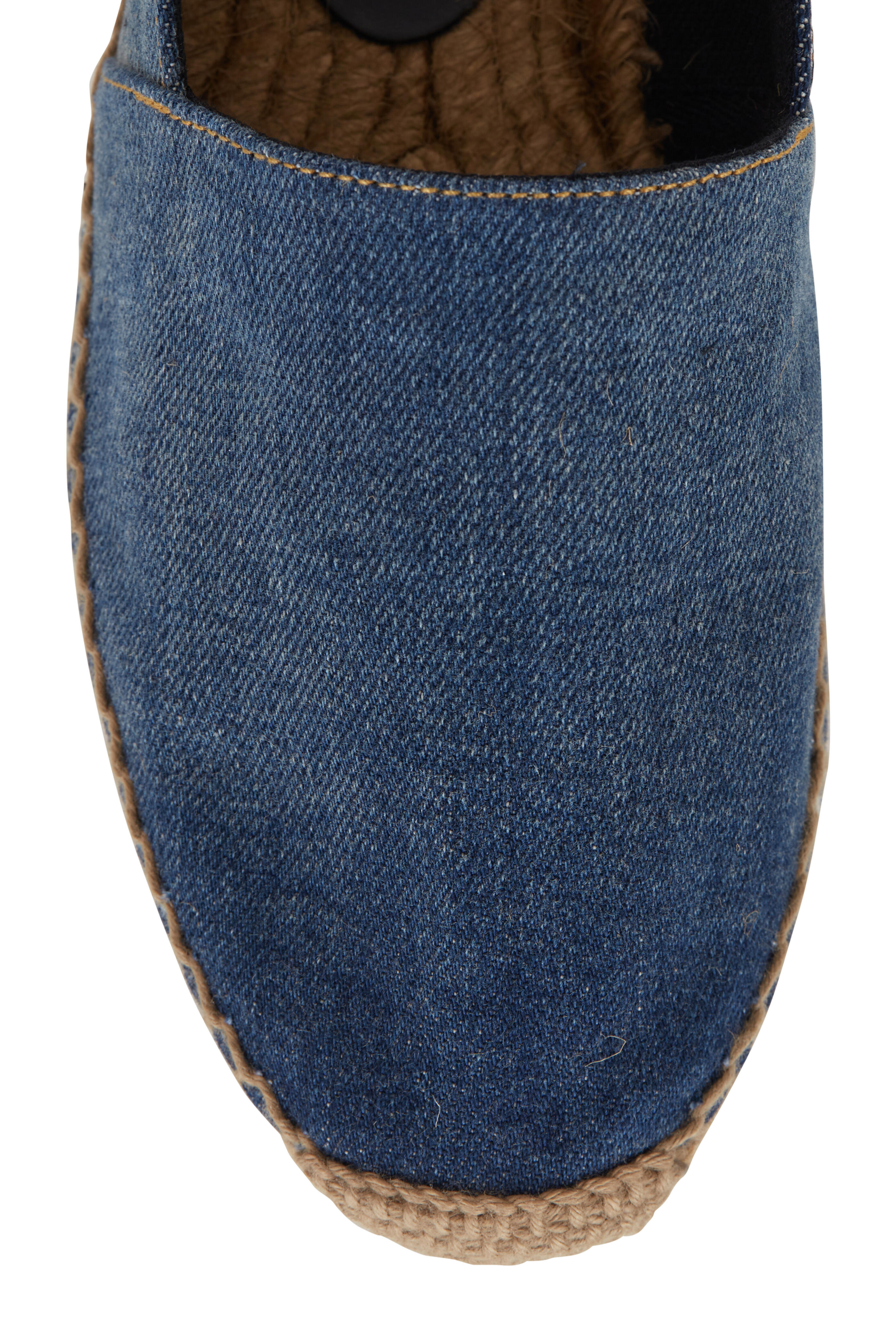 Saint Laurent - Perseo Deep Blue Jeans Denim Flat Espadrille