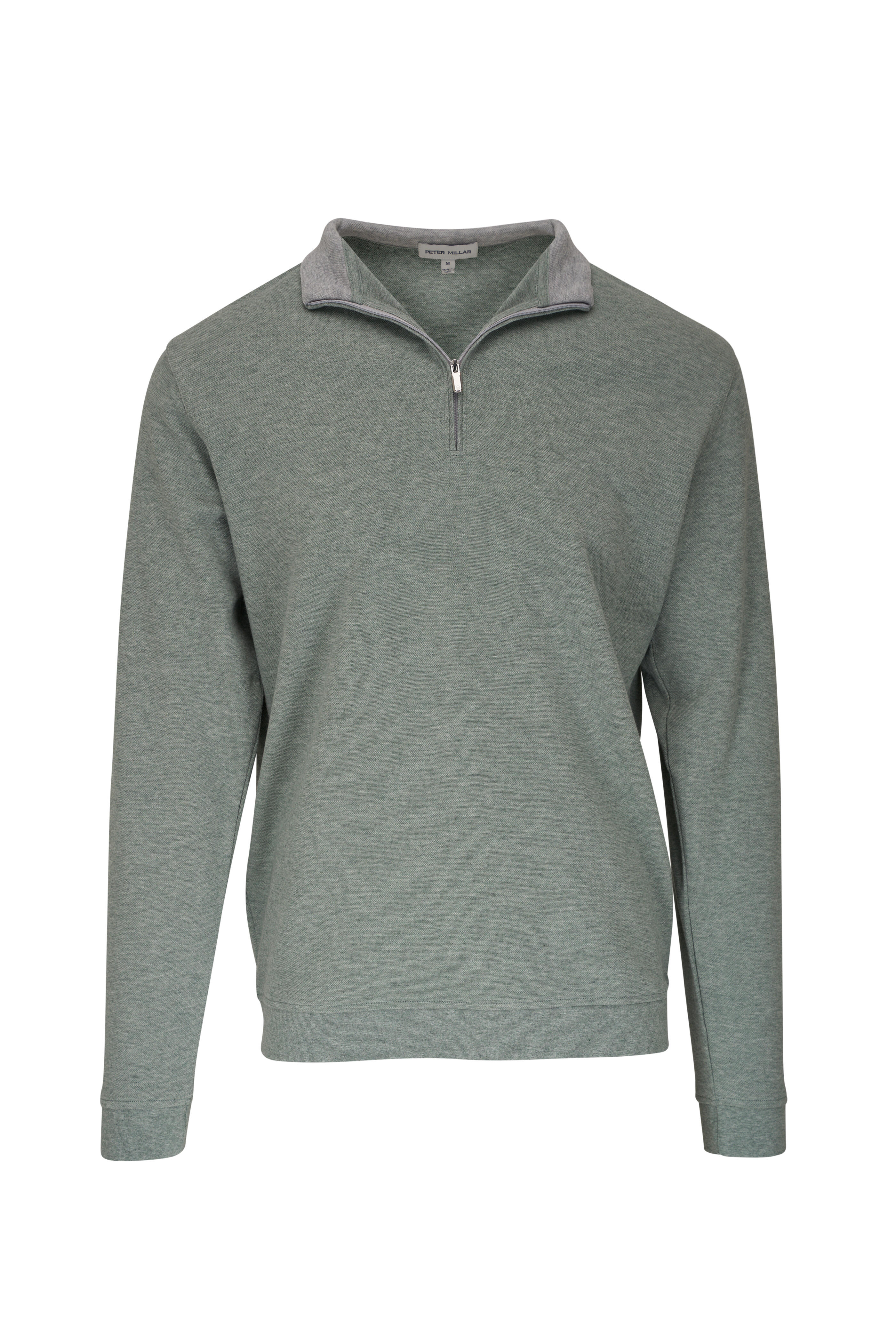 Peter Millar - Tealeaf Crown Comfort Quarter Zip Pullover