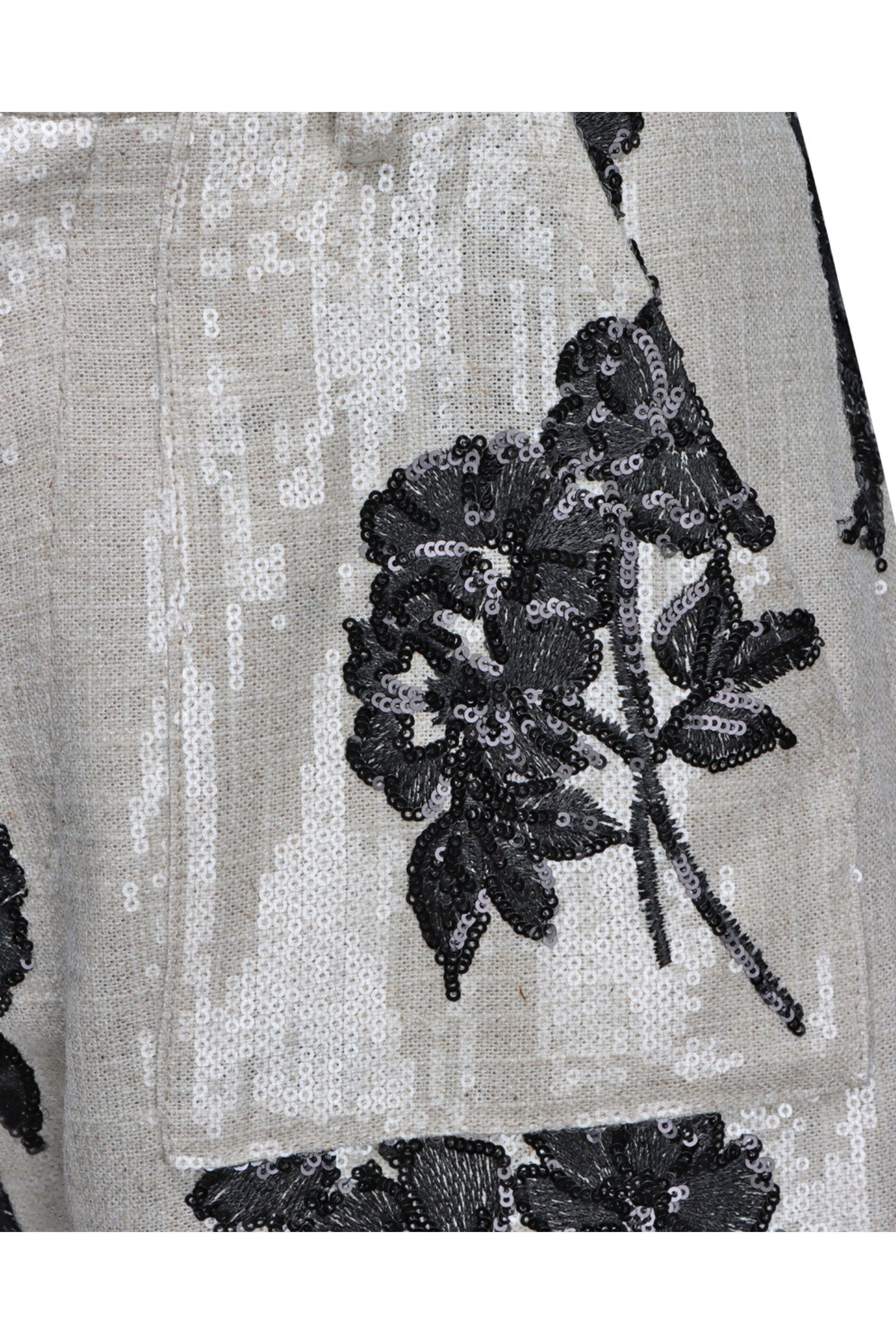 Marques ' Almeida - Beige Sequin Embellished Short