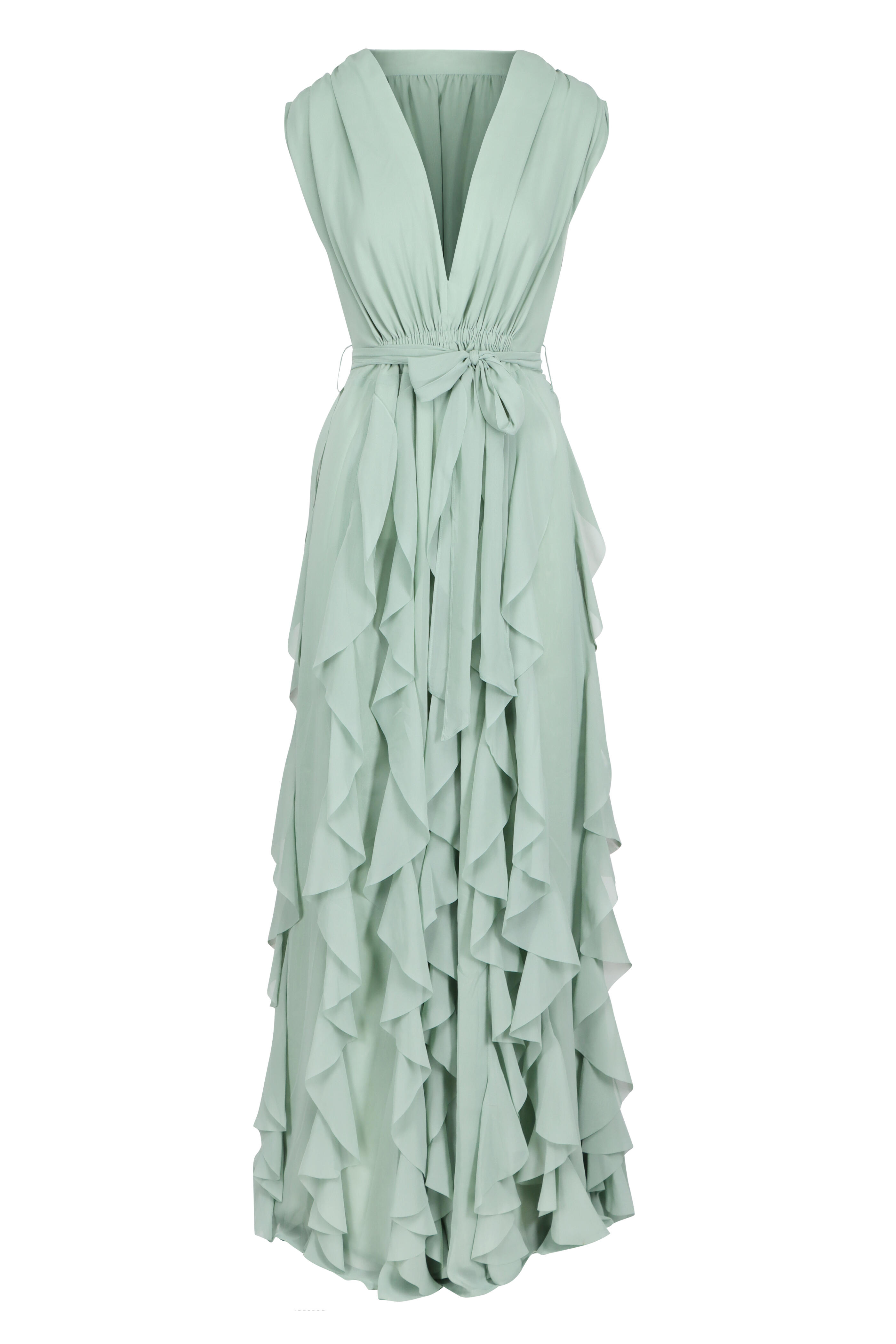 Catherine Regehr - Naeem Sage Tiered Gown