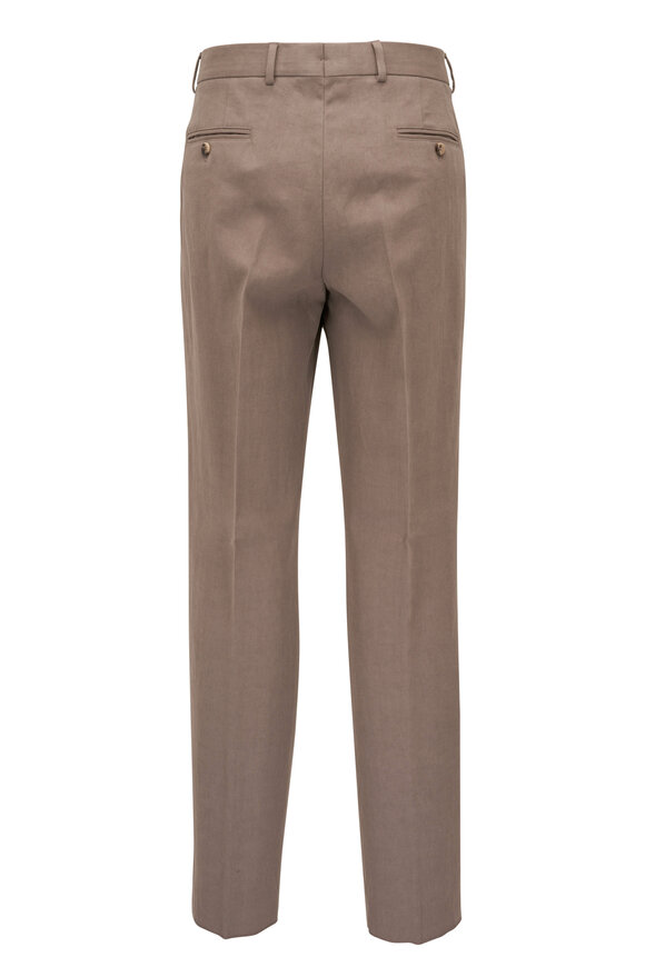 Loro Piana Gray City Twisted Linen Dress Pant - view 2