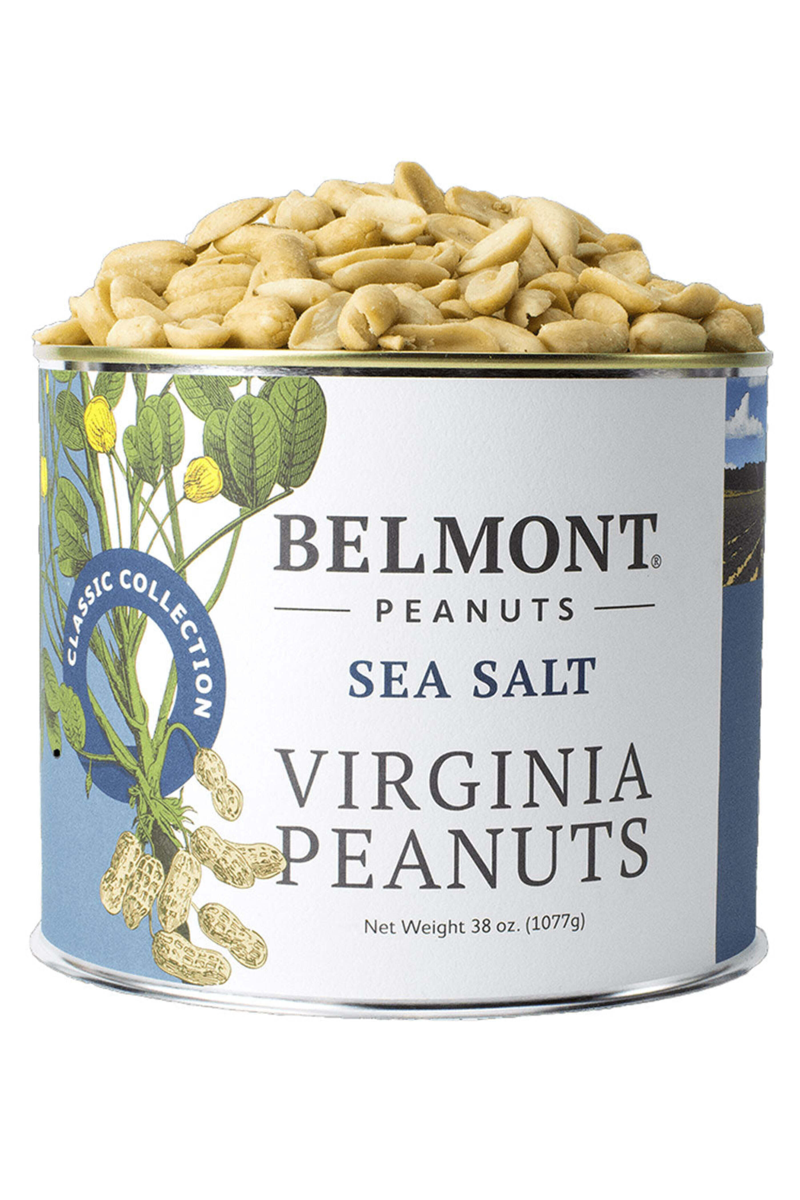 Belmont Peanuts - Sea Salt Virginia Peanuts 38oz