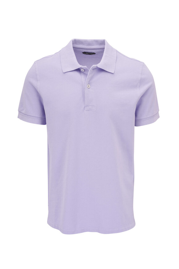 Tom Ford - Mint Garment Dyed Short Sleeve Polo | Mitchell Stores