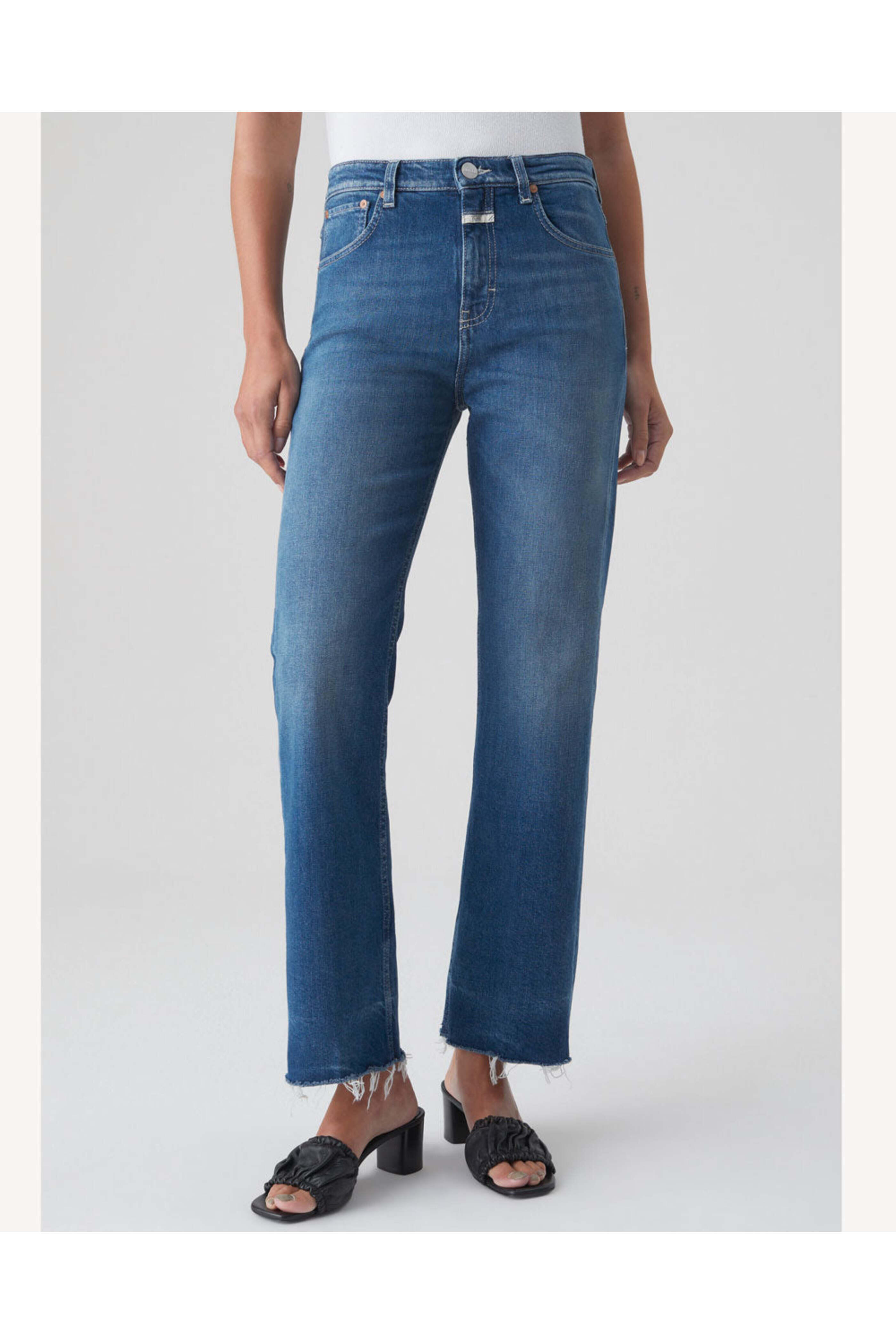 Closed - Baylin Jean in Mid Blue