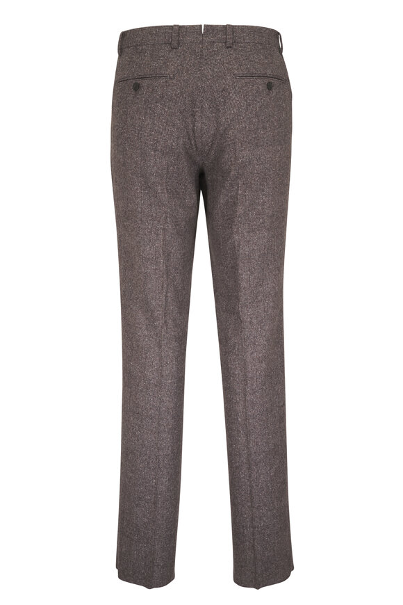 Atelier Munro Taupe Check Silk & Wool Suit - view 5