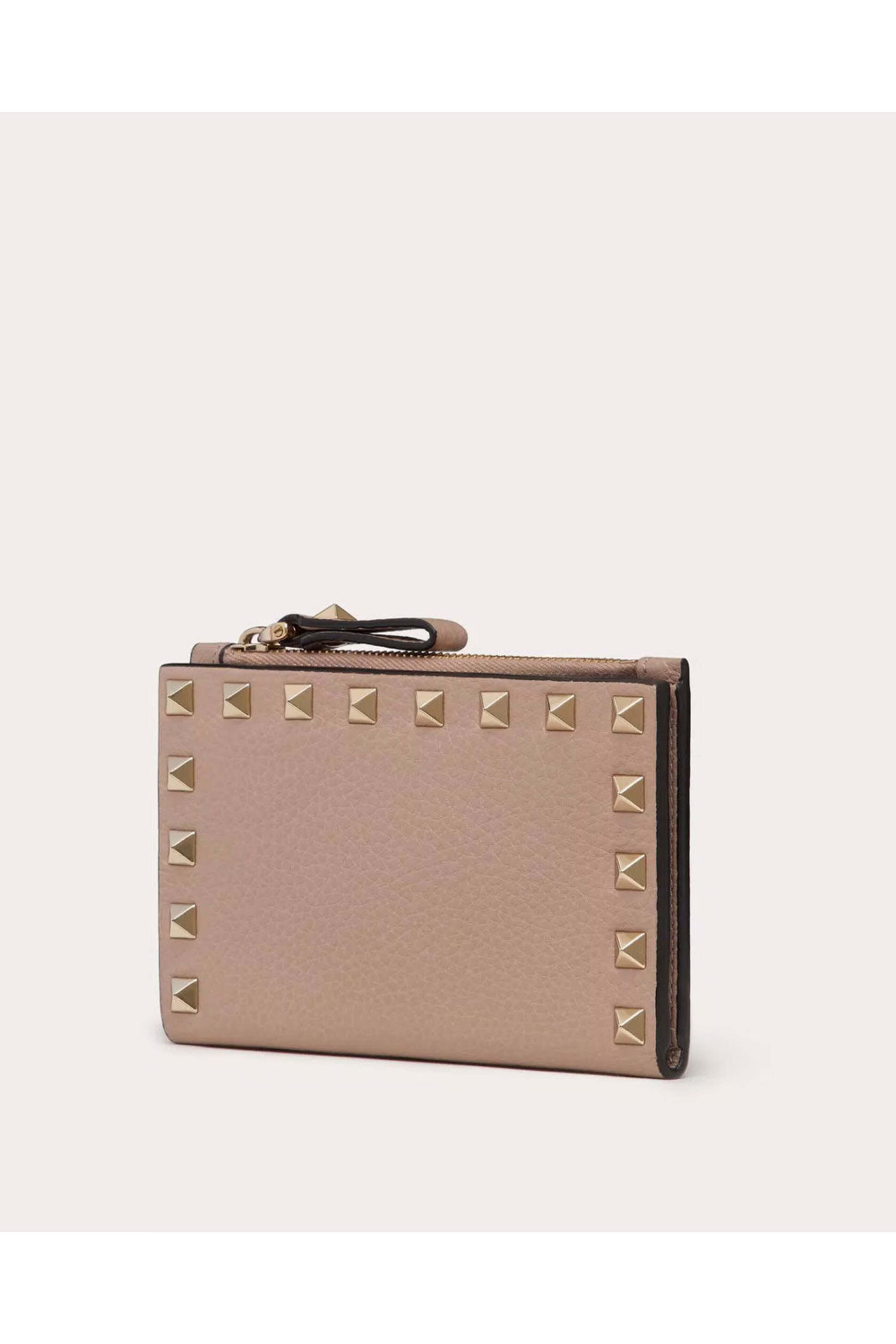Valentino Garavani - Rockstud Coin Purse and Cardholder in Poudre