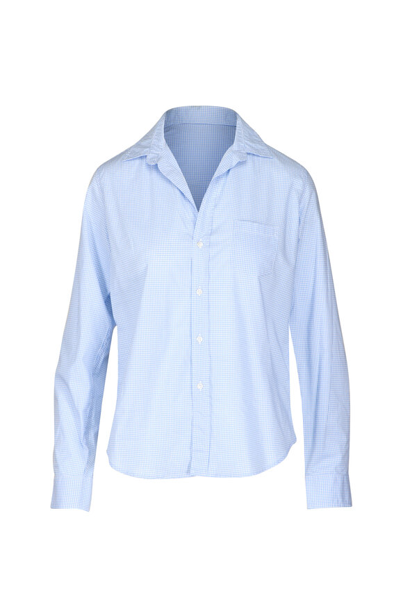 Frank & Eileen Blue & White Check Button Up Shirt