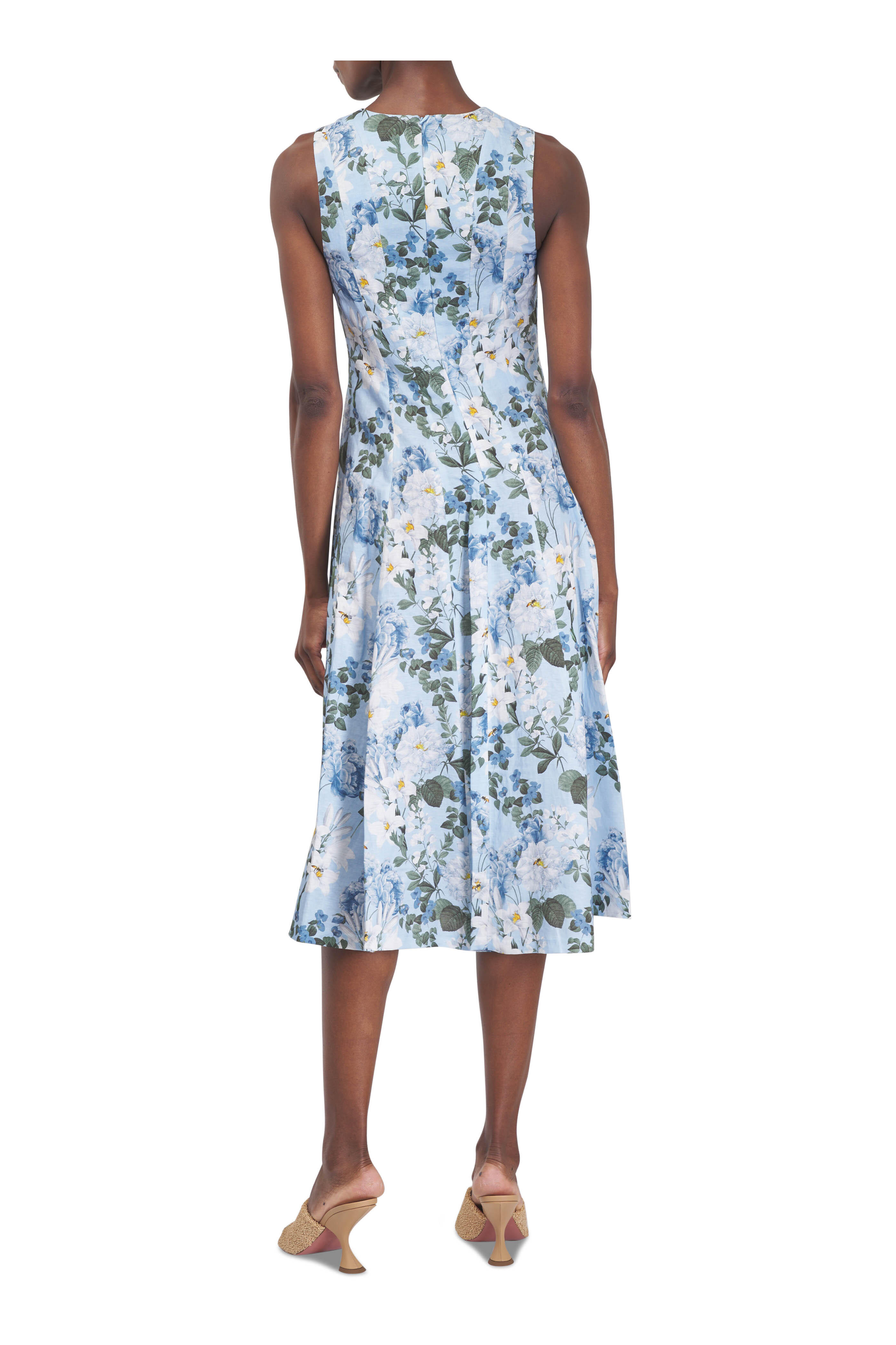 Sachin + Babi - Mariposa Delft Petals Midi Dress