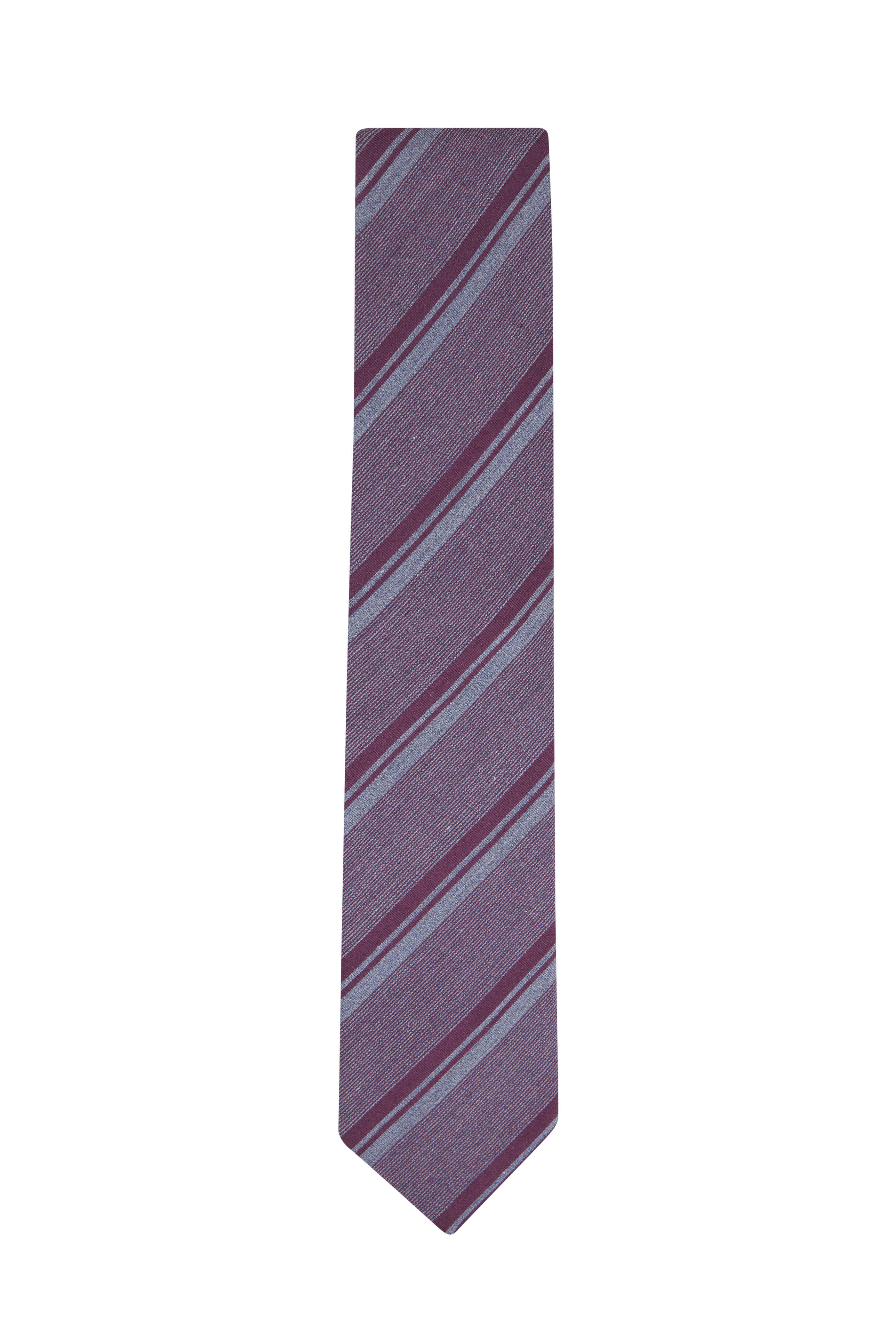 Eton Purple Striped Necktie Mitchell Stores