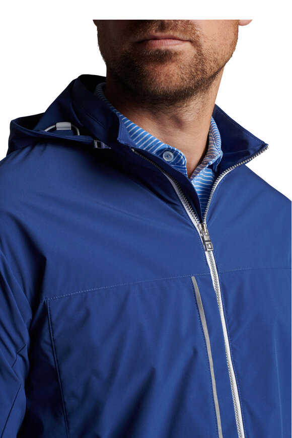 Peter Millar - Atlantic Blue Shorefront Windbreaker Jacket