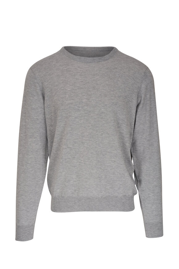Faherty Brand Movement Gray Crewneck Sweater