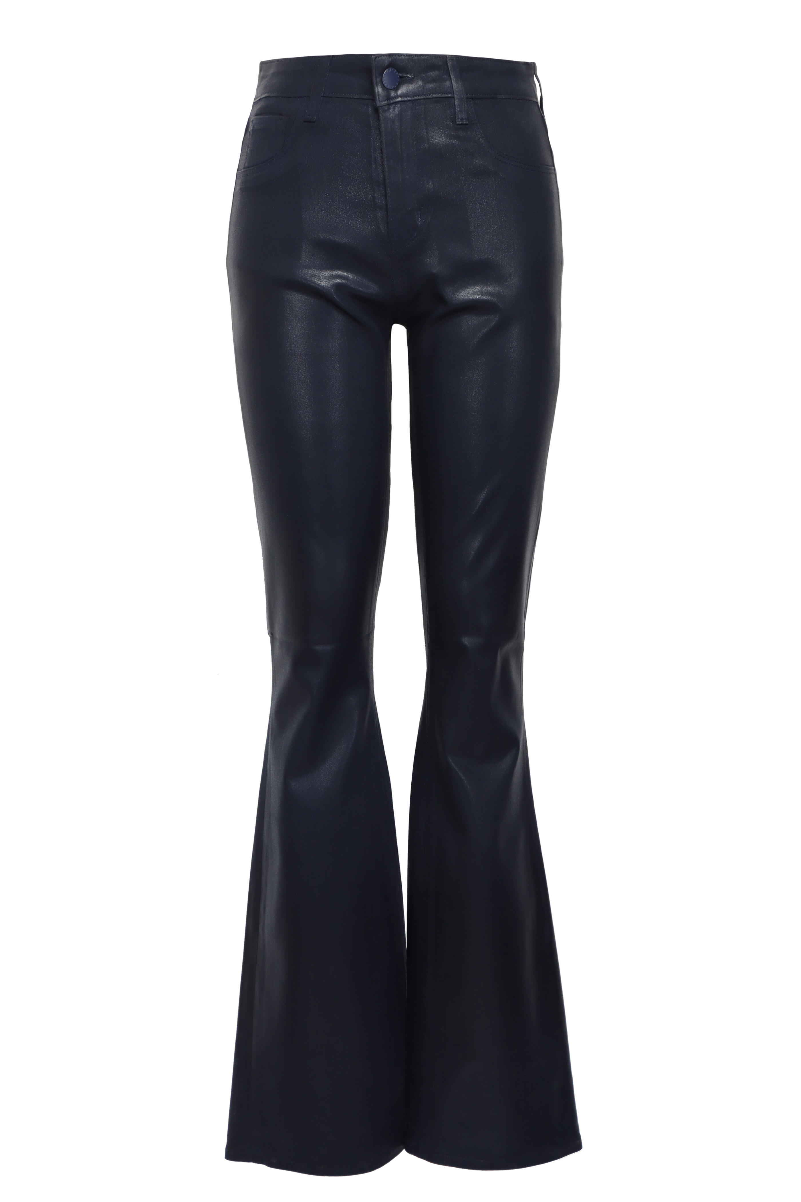 L'Agence - Selma Deep Midnight Coated High Rise Bootcut Jean