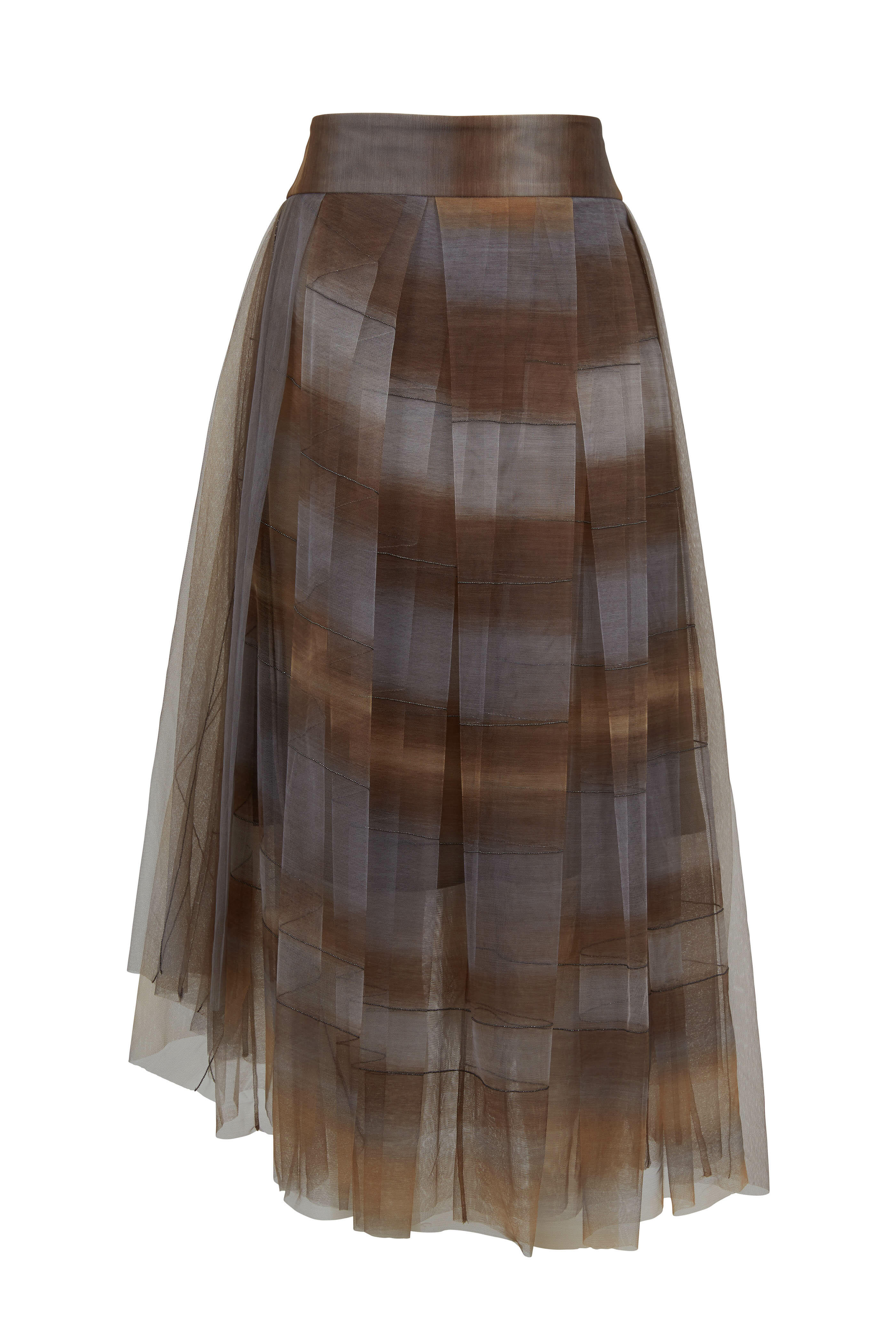 【関税込み】BRUNELLO CUCINELLI Skirt Monile Brunello Cucinelli Skirt with belted waist and pleated
