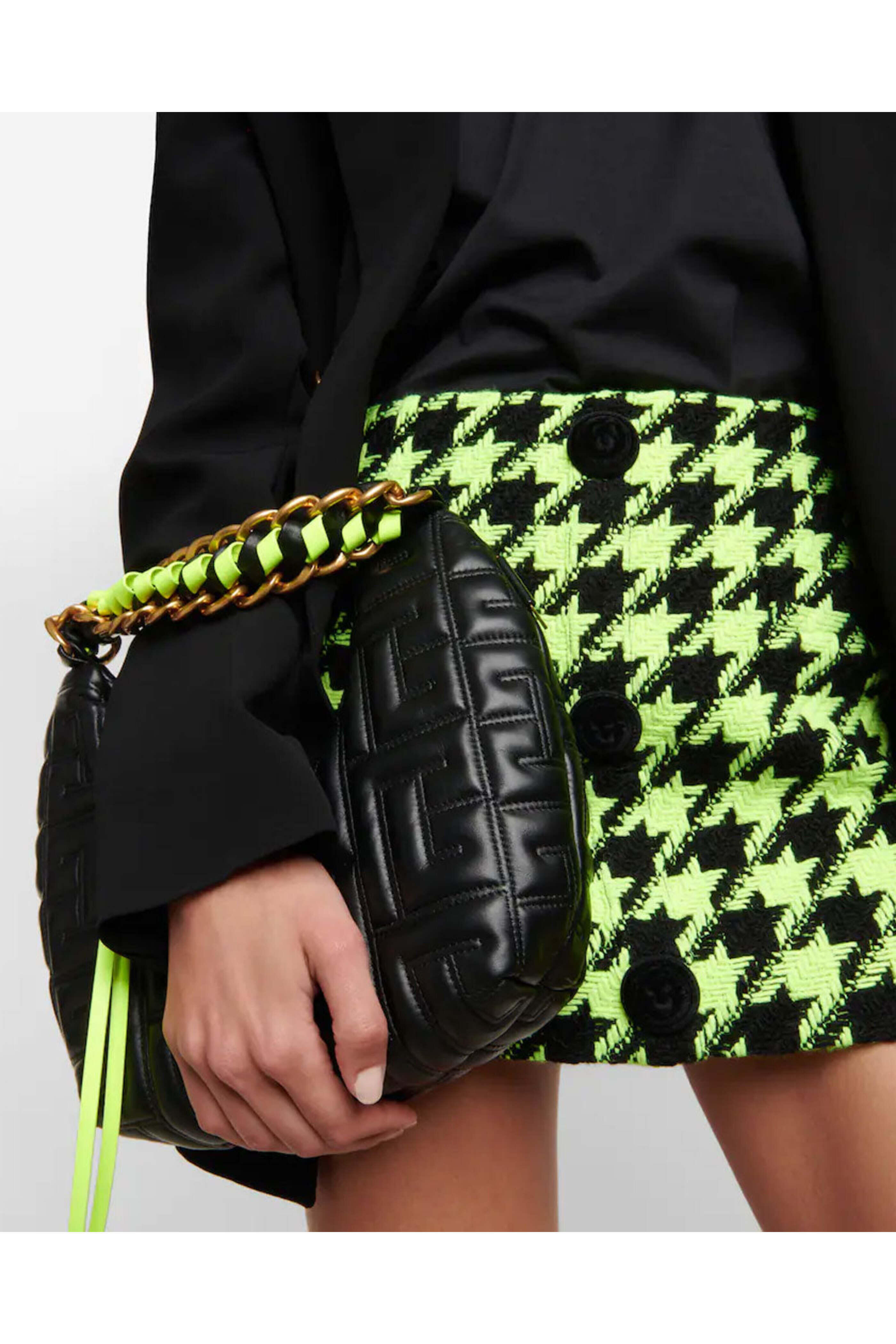 Balmain - Mini Quilted Pillow Shoulder Bag in Black