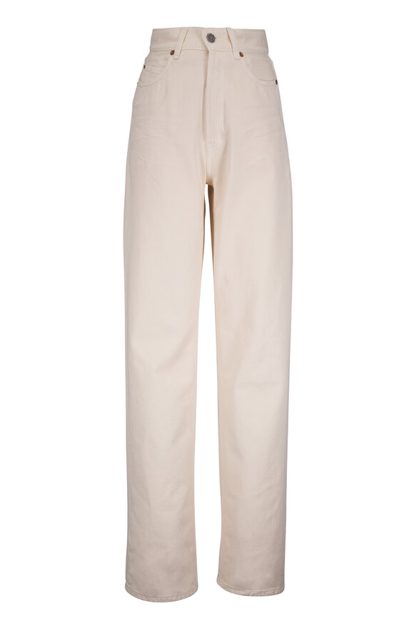 Saint Laurent French Vanilla V Waist Baggy Jean