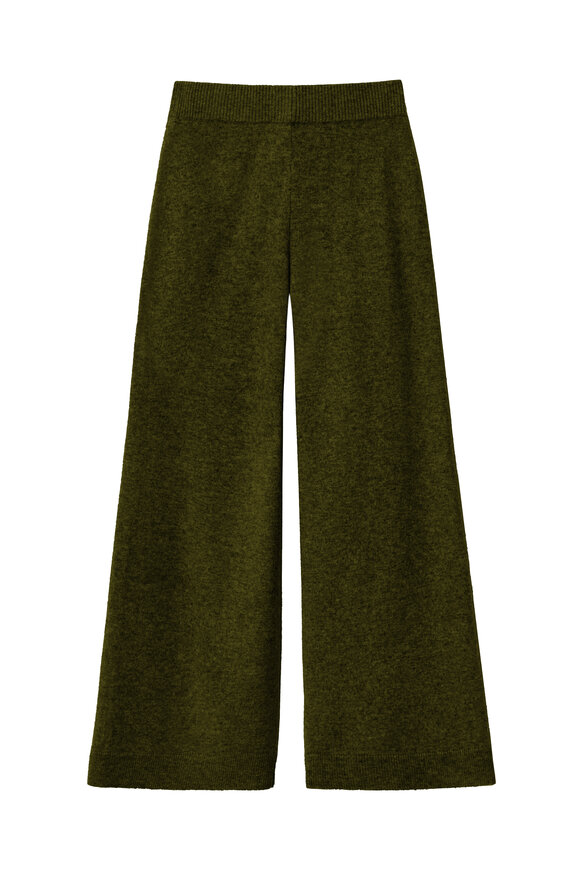 Lafayette 148 New York Forest Green Wool & Cashmere Knit Pant - view 1