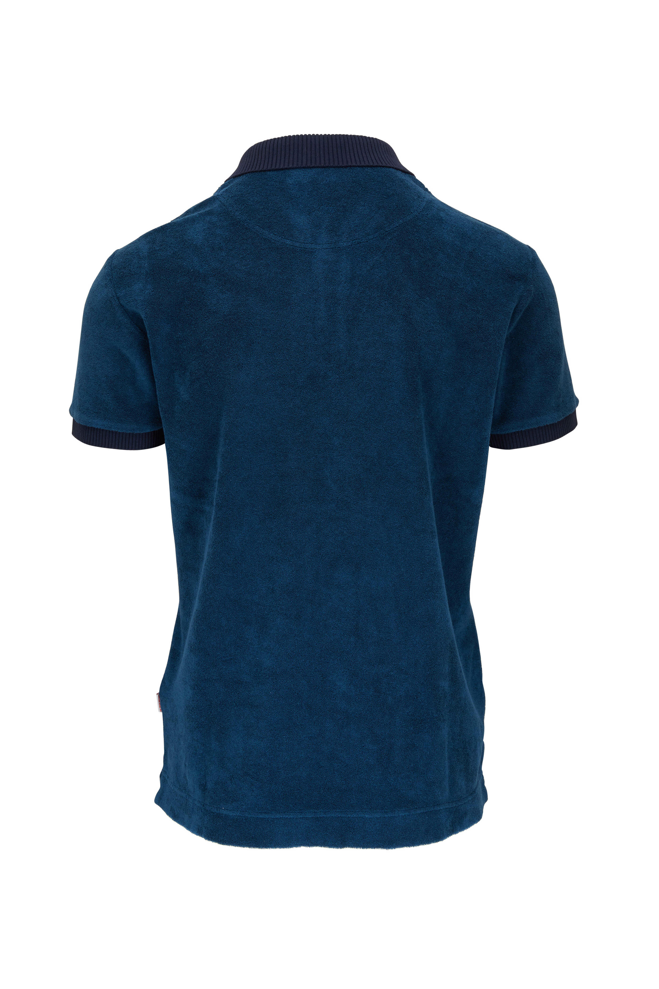 Orlebar Brown - Jarrett Toweling Blue Slate Polo