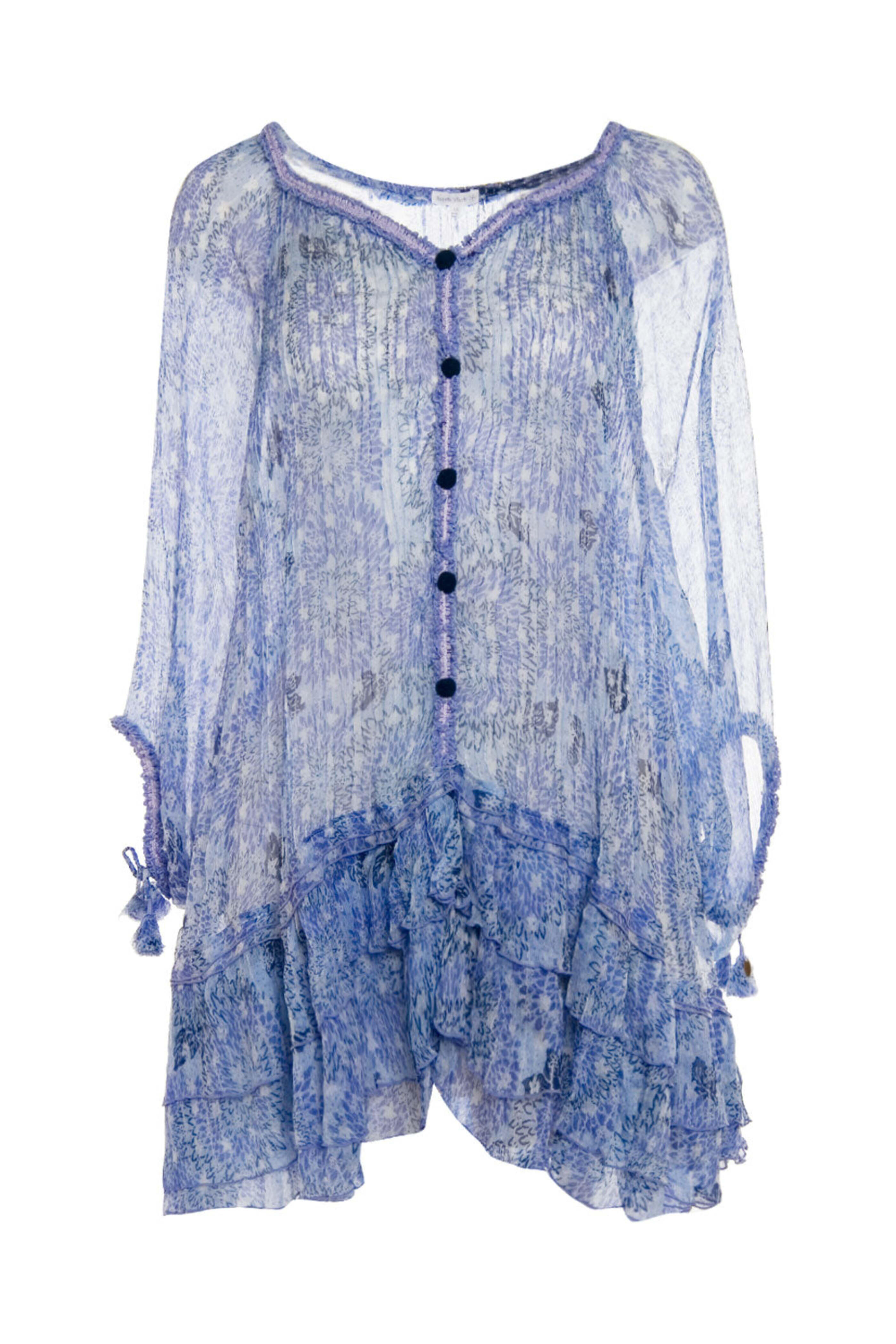 Poupette St Barth - Sunflower Blue Nava Poncho