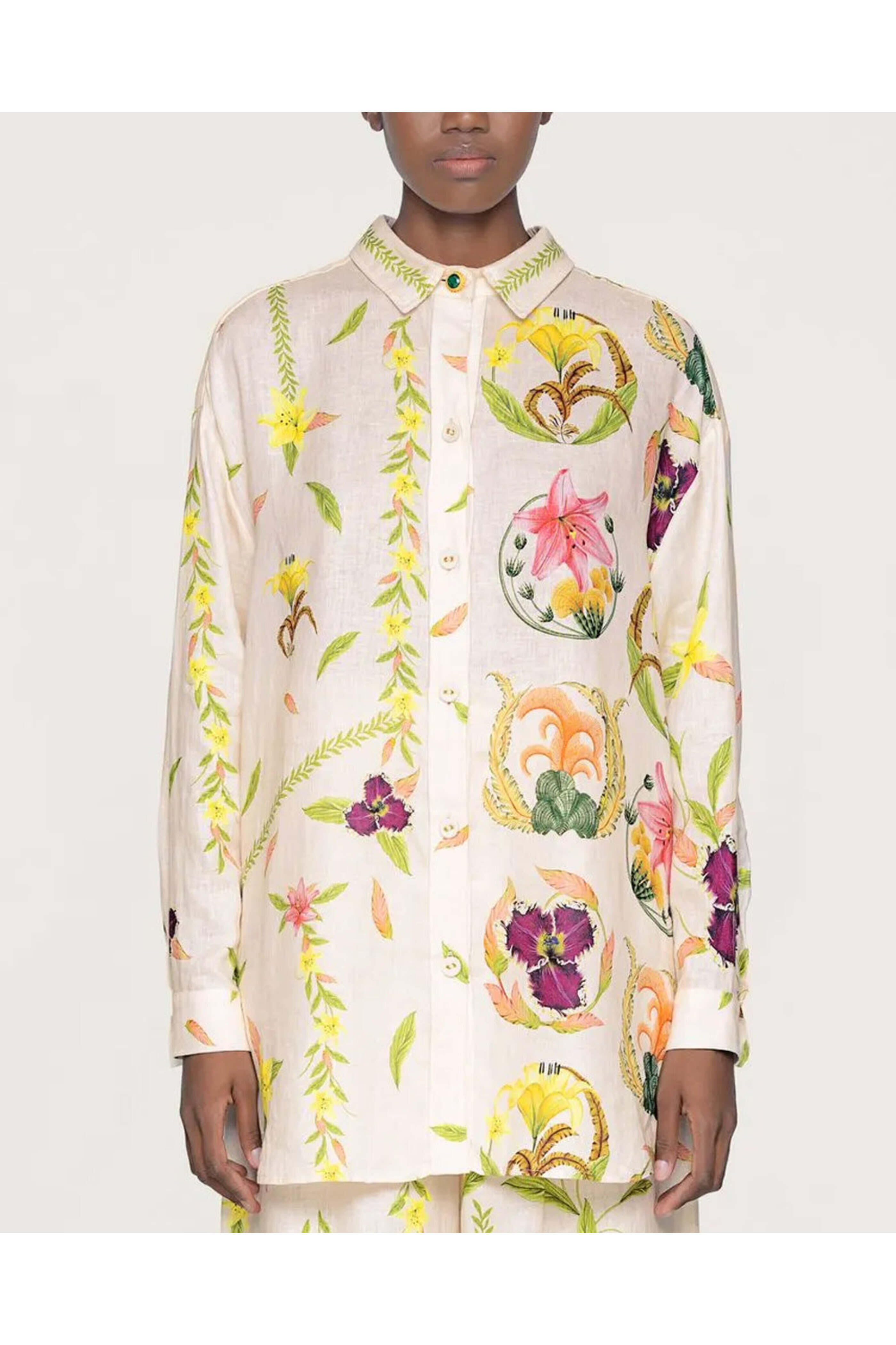 Agua By Agua Bendita - Multicolor Cecila Marina Shirt