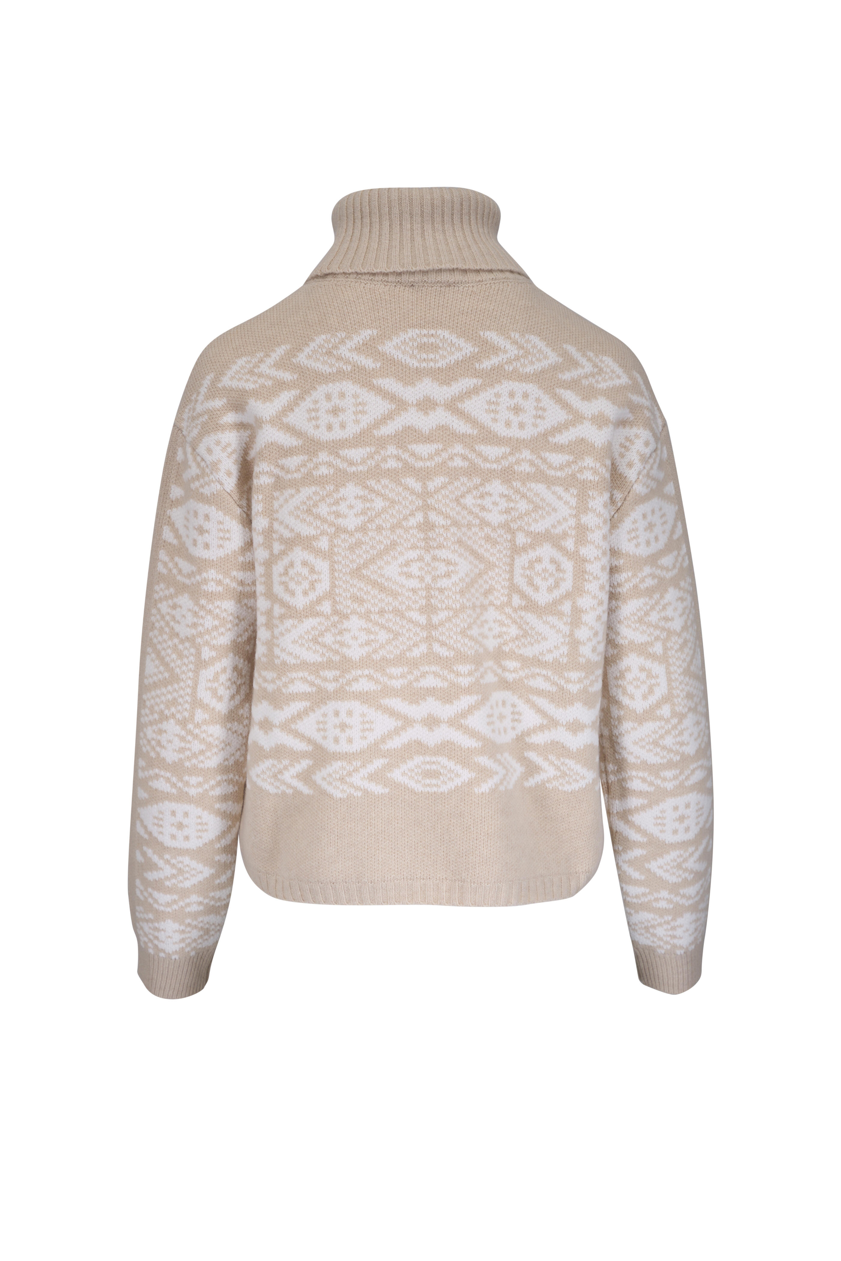 Bogner - Nadin Birch Intarsia Turtleneck Sweater