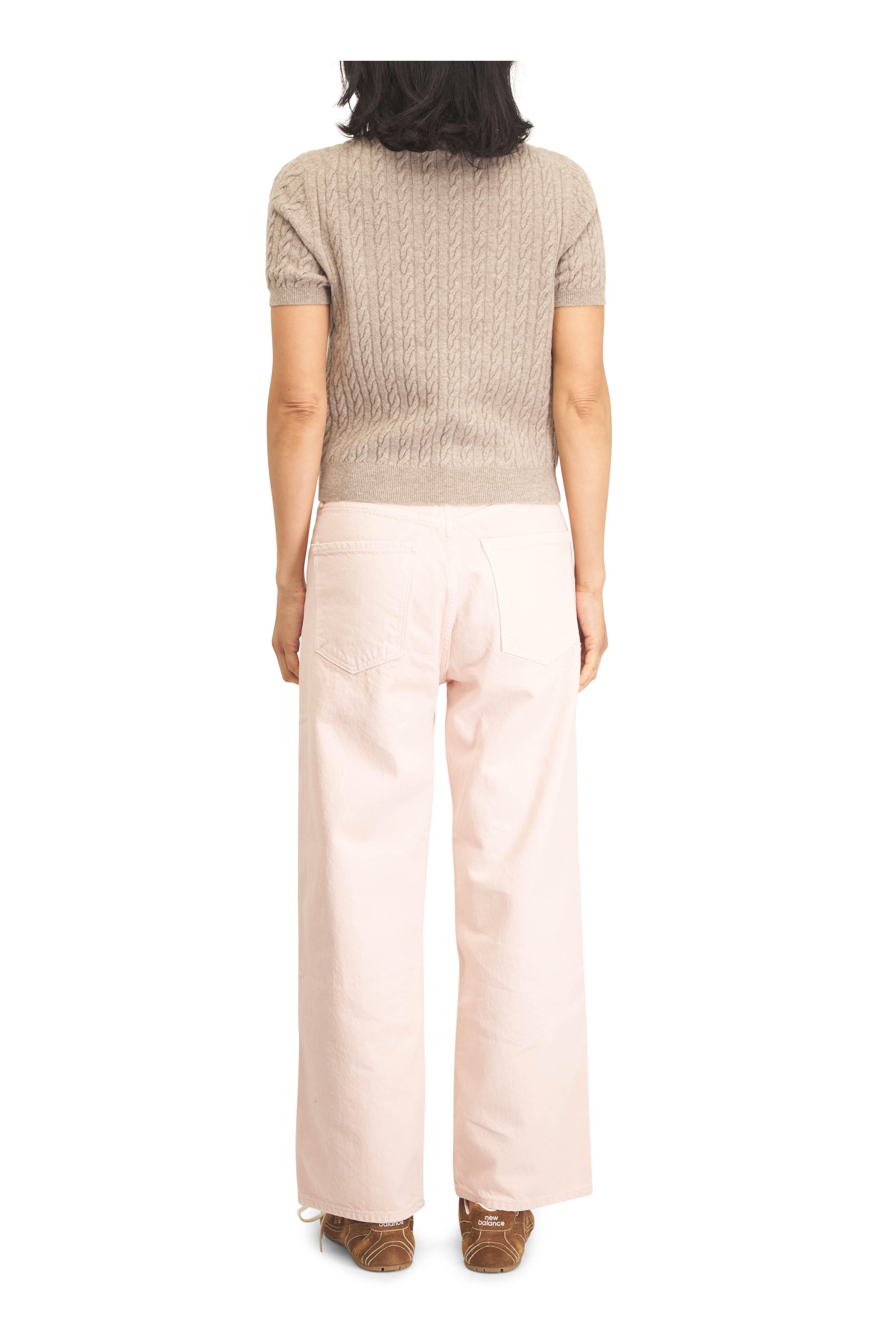Agolde - Ren Foundation Pink Wide Leg Jean - view 4
