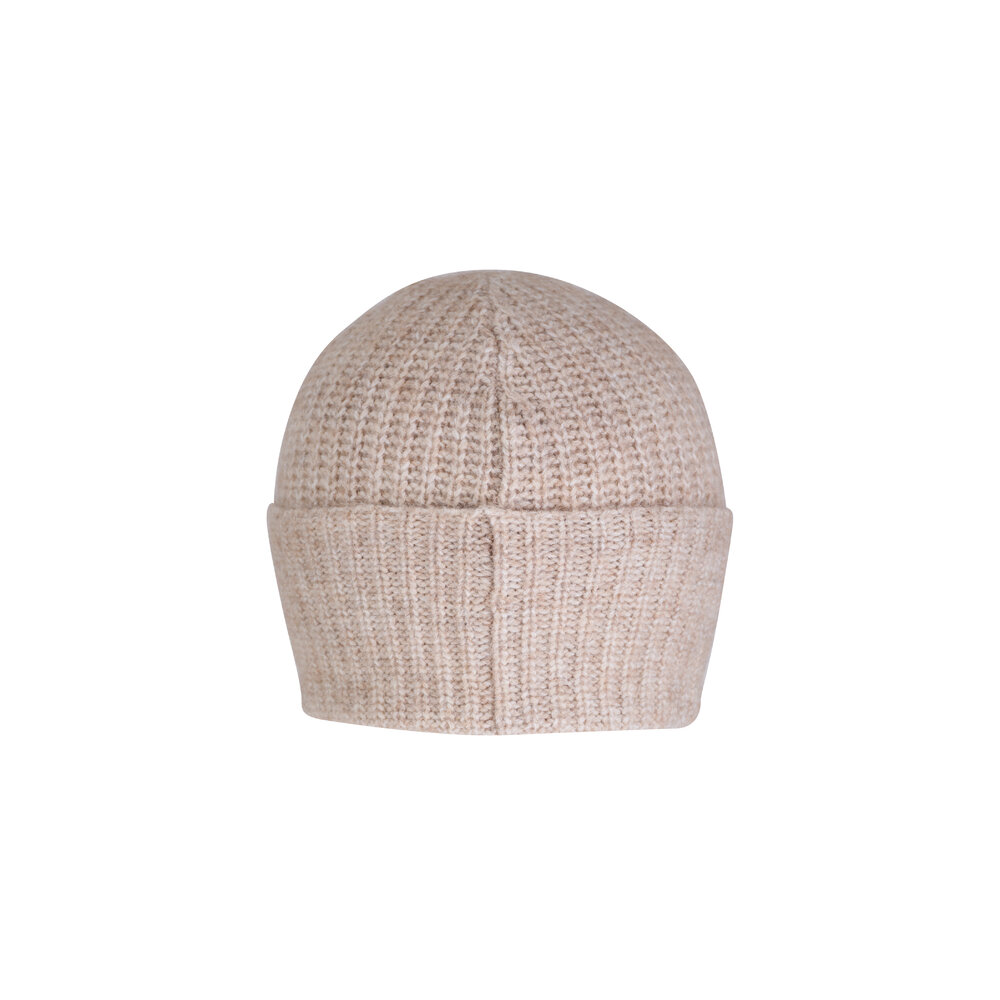 Chapeau De Soleil Brunello Cucinelli En Raphia - Taille M, Couleur Sable Avec Perles, Neuf