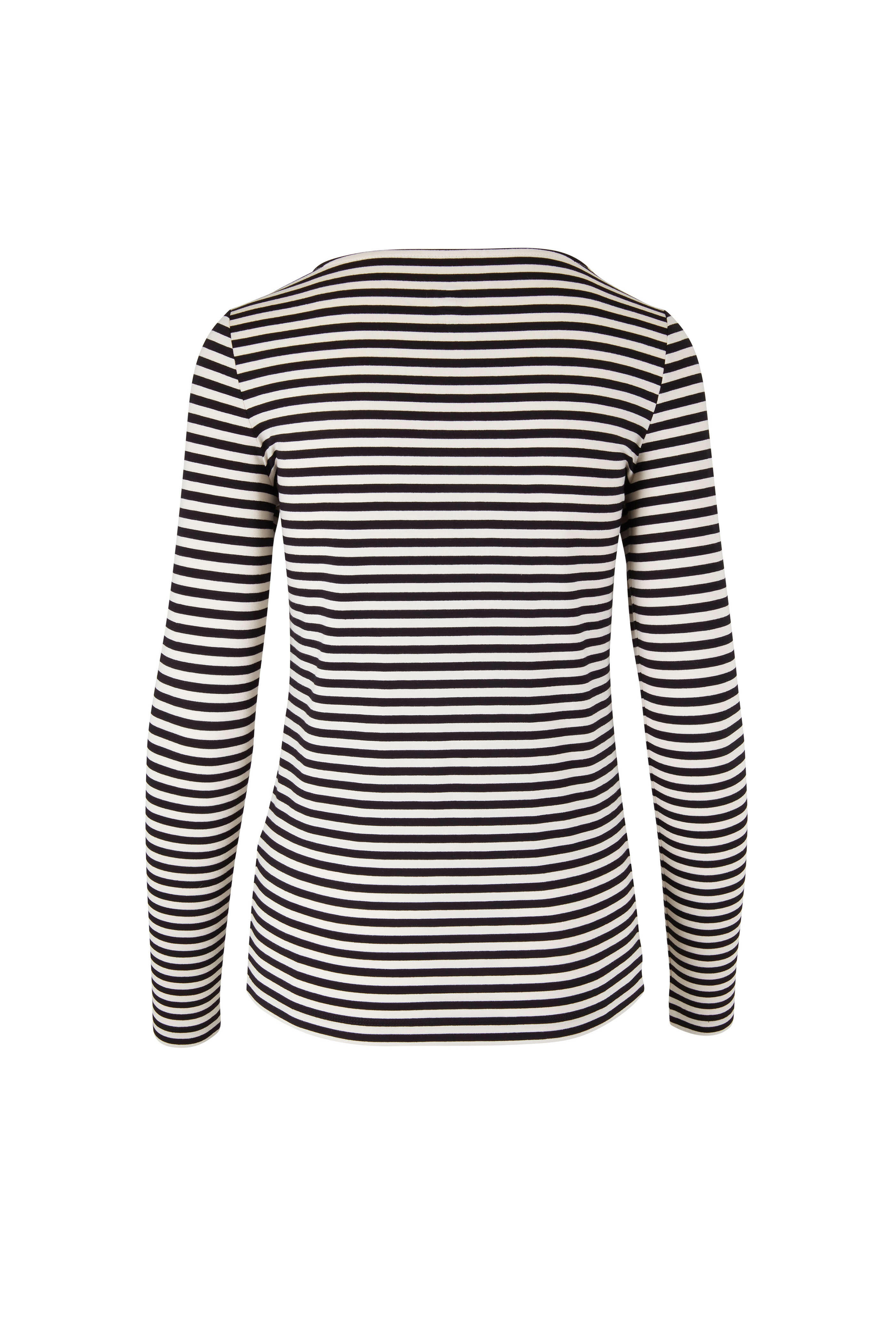 Bogner - Louna Black & White Feeder Stripe T-Shirt