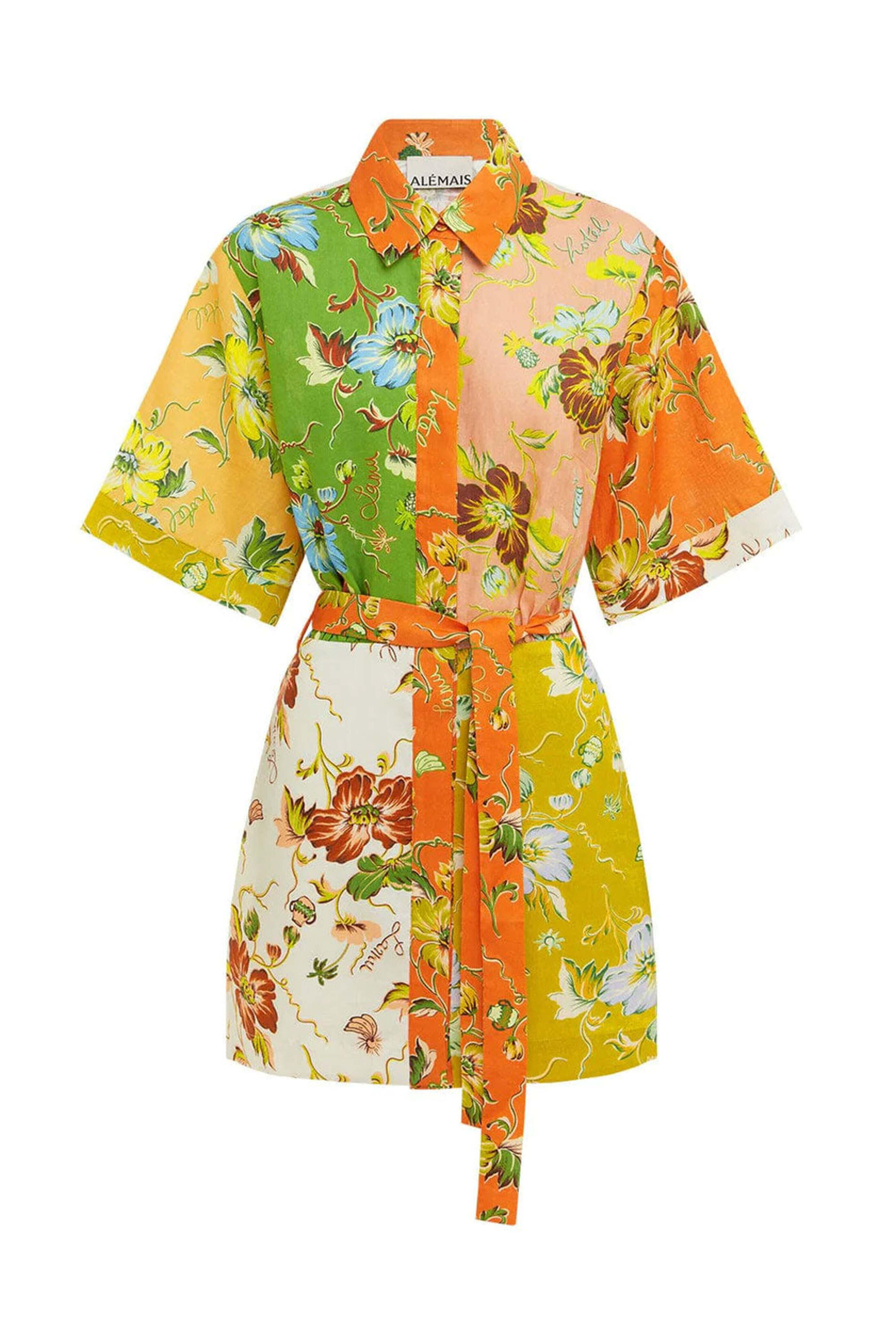 Alémais - Multicolor Hotel Lamu Spliced Mini Dress