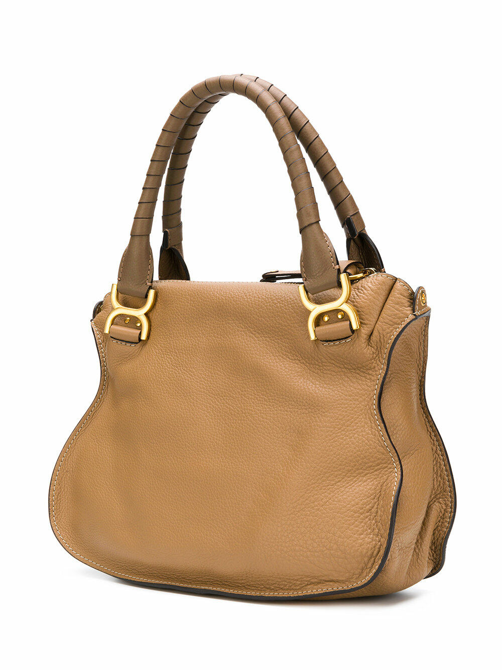 Chloé - Marcie Nutmeg Leather Medium Shoulder Bag