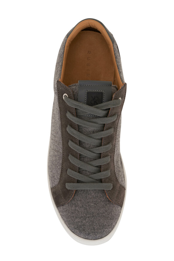 Rubirosa - Odile Gray Wool & Suede Sneaker 