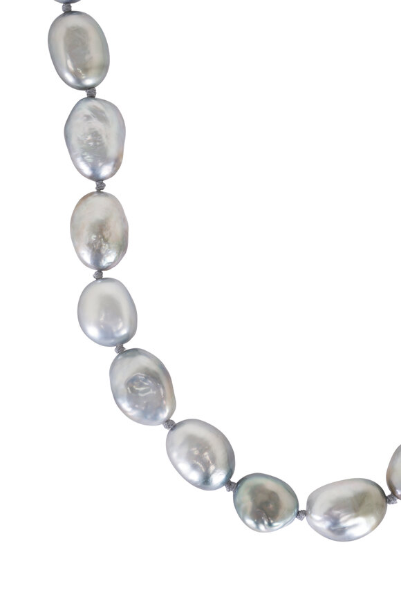Aaron Henry 18k Yellow Gold Pearl Necklace - view 2