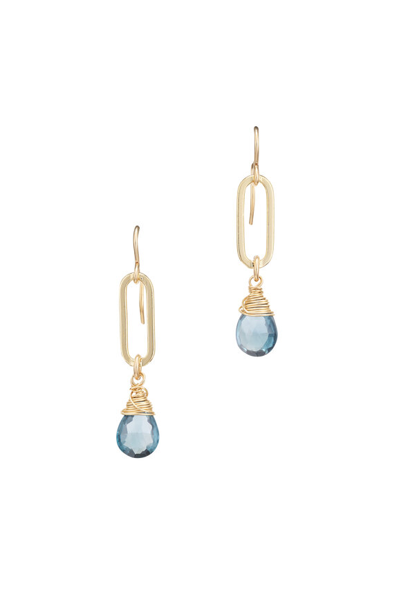 Cristina V. Paperclip Link Earrings - view 1