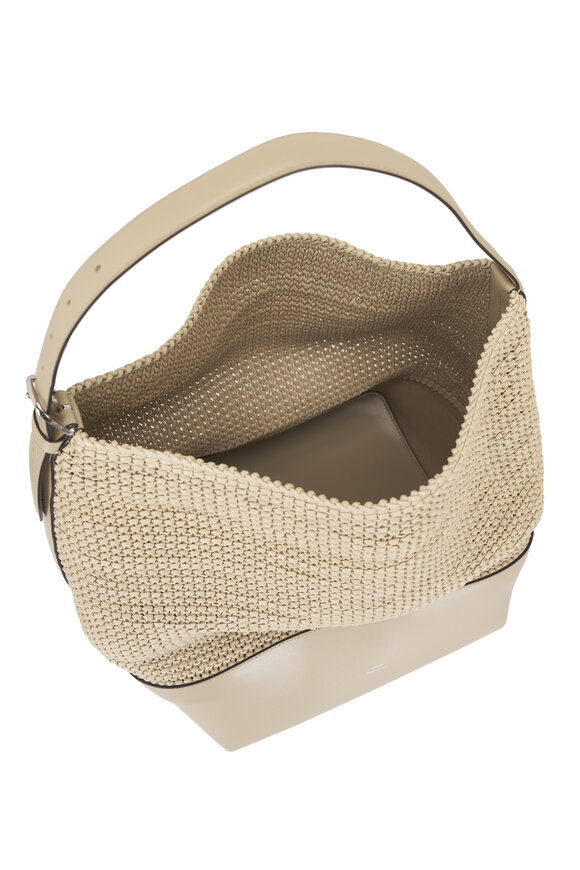 Totême Belted Woven Fawn Leather Tote - view 5