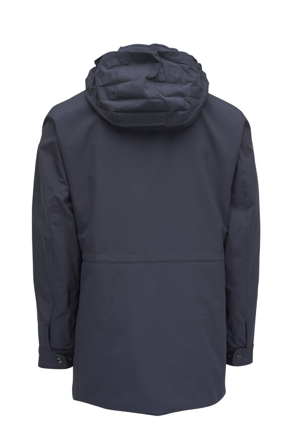 Moorer - Navy Down Car Coat