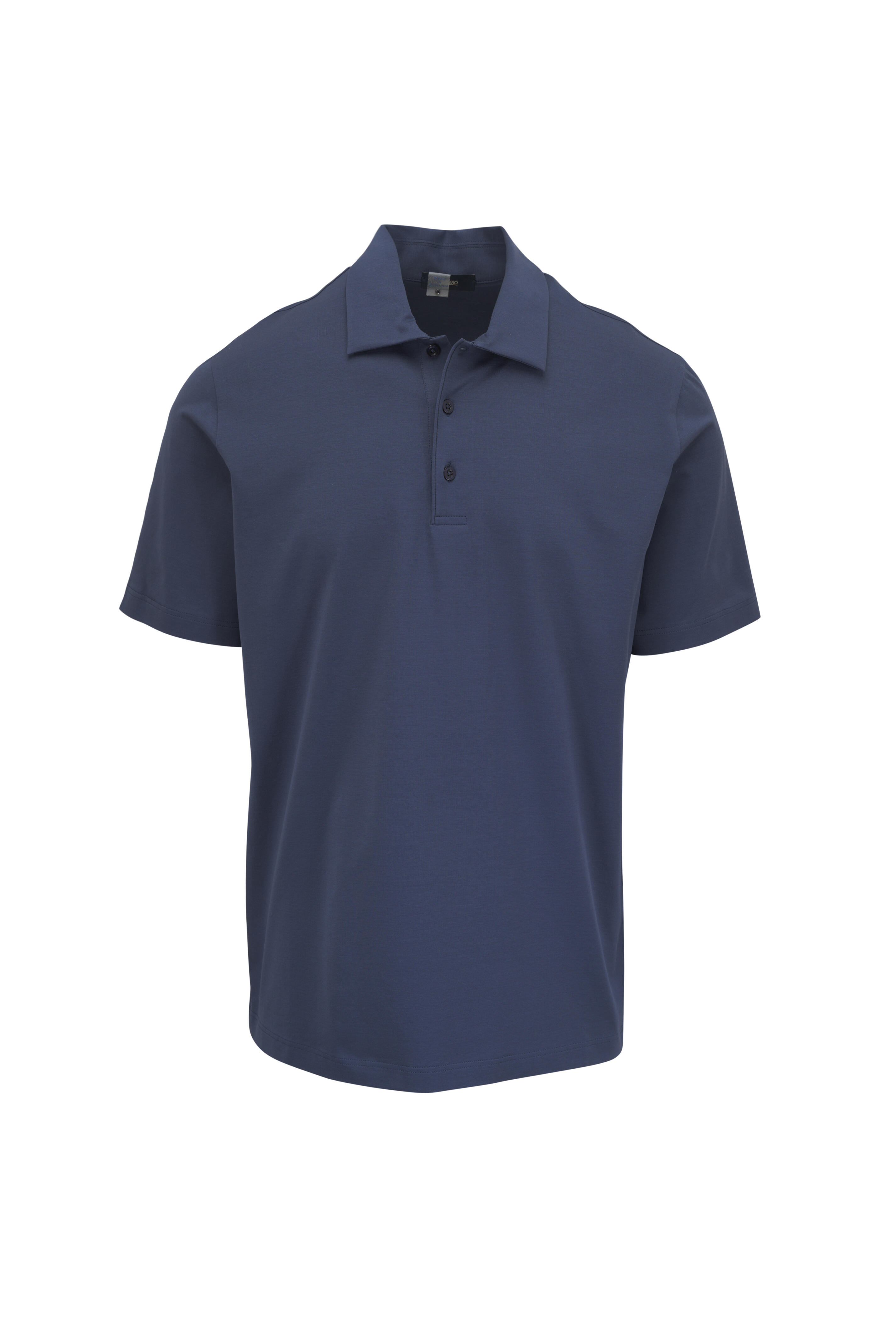 Herno - Light Blue Cotton Short Sleeve Polo