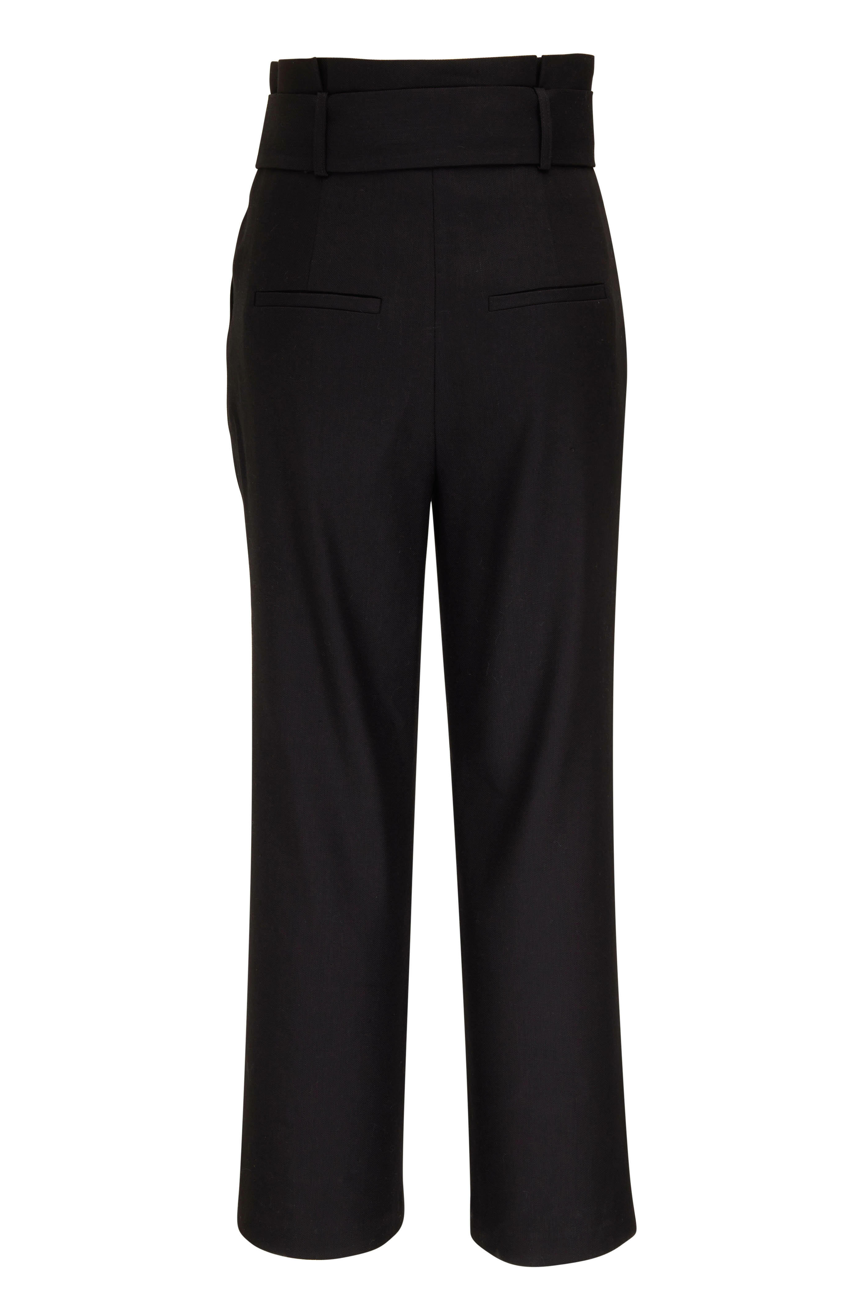 Veronica Beard - Elice Black Belted Pant