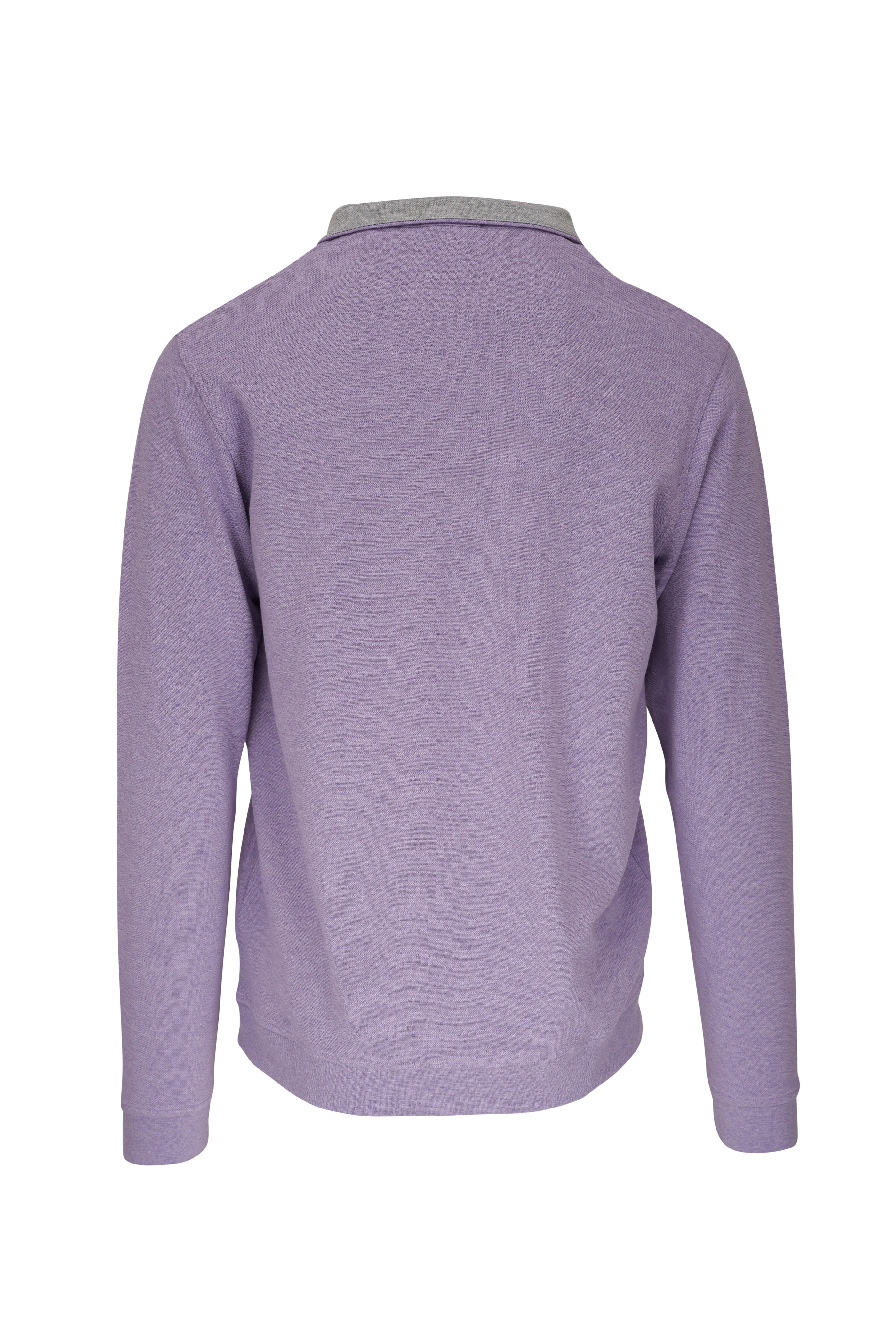 Peter Millar - Wild Lilac Crown Comfort Quarter Zip Pullover